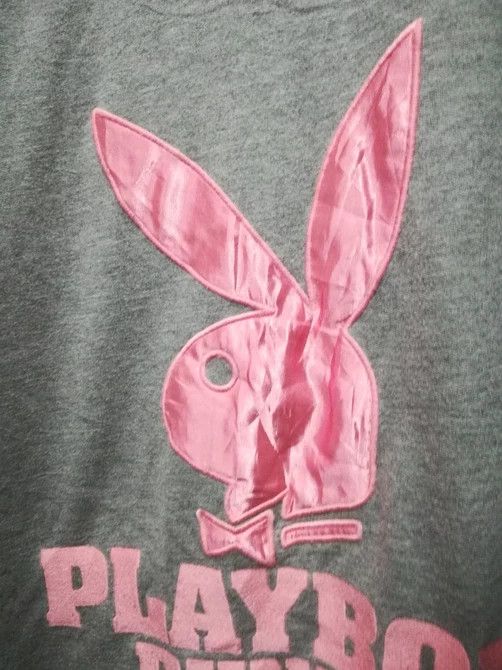 Playboy playboy big spell pink embroidery bunny logo sweatshirt Size US XL / EU 56 / 4 - 6 Thumbnail