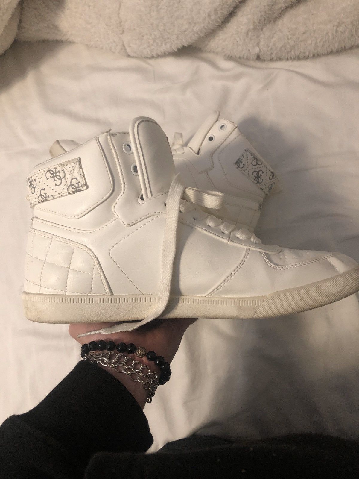 Guess Mens High top Sneakers