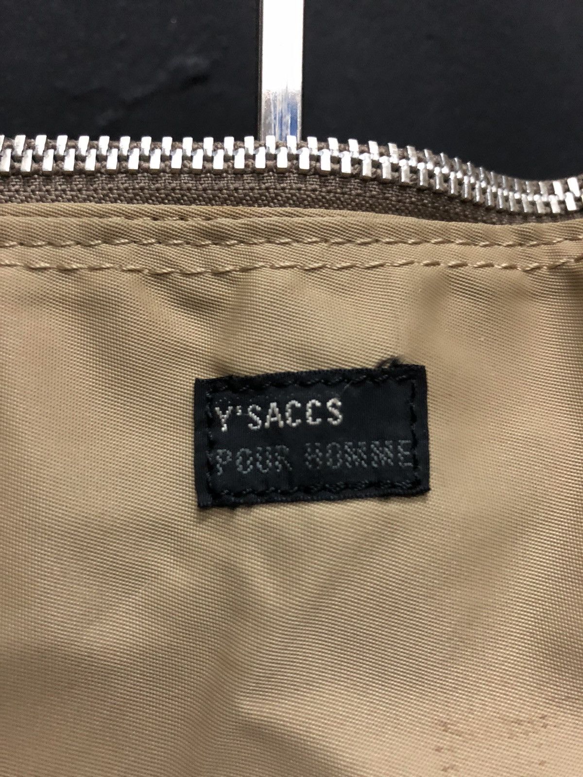 Yohji Yamamoto Yohji Yamamoto Pour Homme Leather Nylon Based Shoulder Bag Size ONE SIZE - 2 Thumbnail
