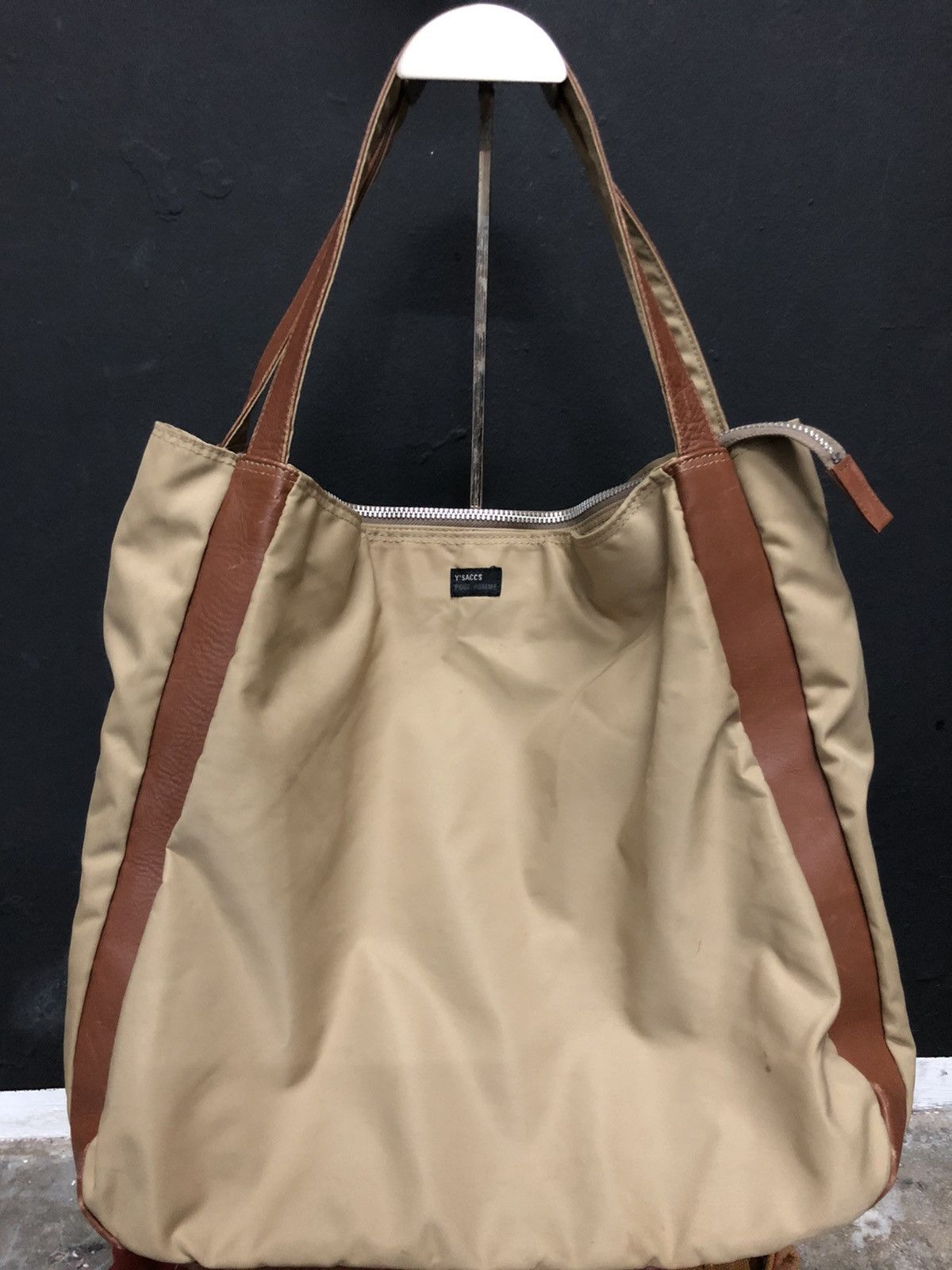 Yohji Yamamoto Yohji Yamamoto Pour Homme Leather Nylon Based Shoulder Bag Size ONE SIZE - 1 Thumbnail