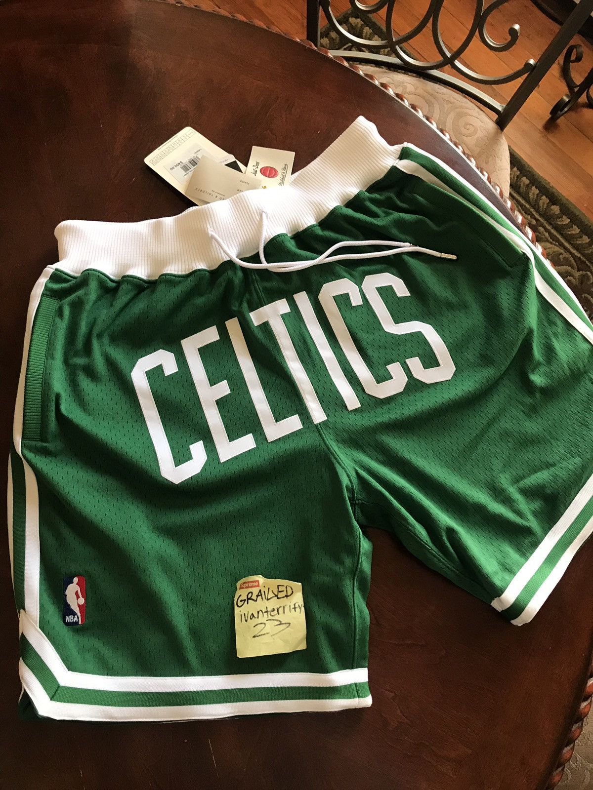 Just Don 7 Inch Shorts Boston Celtics - Shop Mitchell & Ness