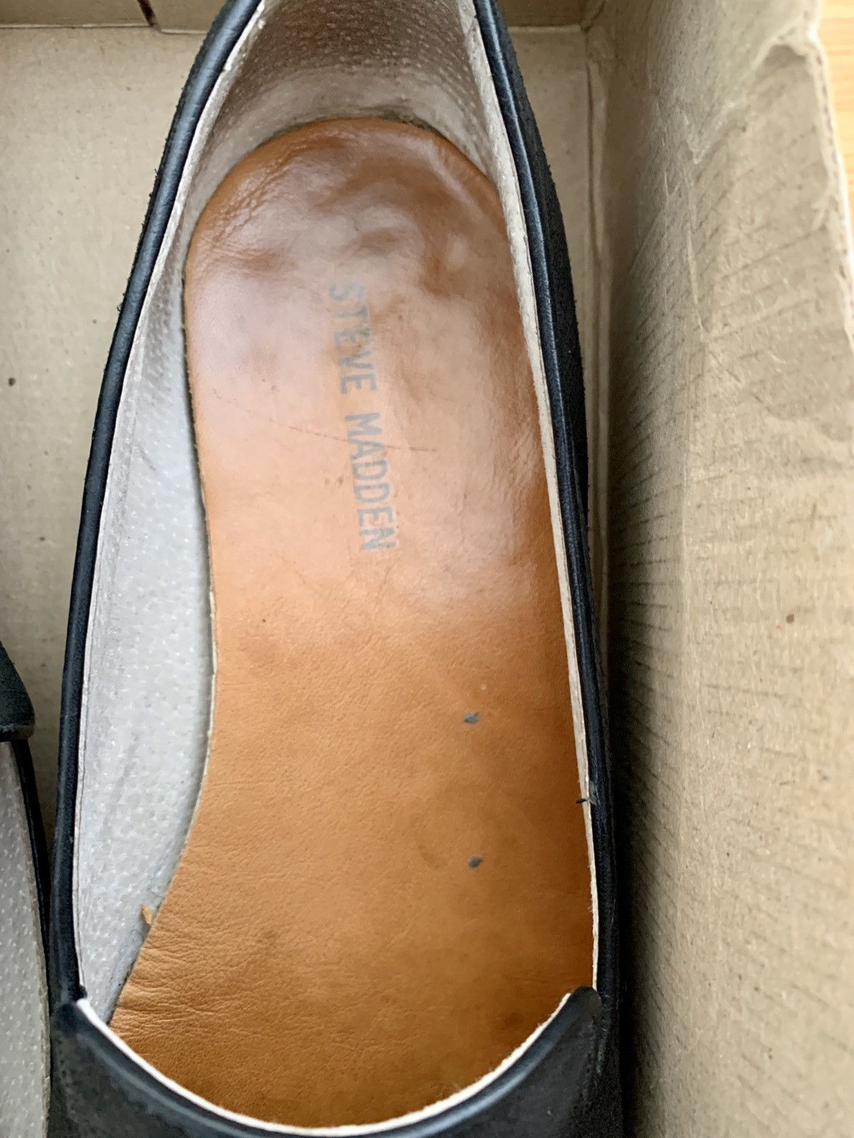 Steve Madden Smoking black suede venetian slippers Size US 11 / EU 44 - 3 Thumbnail