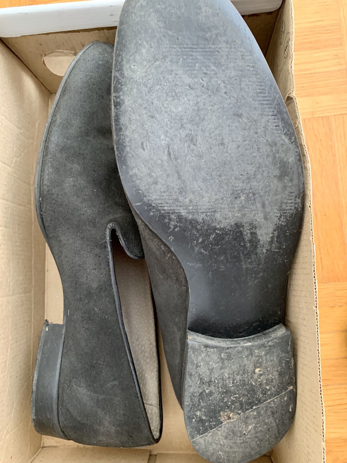 Steve Madden Smoking black suede venetian slippers Size US 11 / EU 44 - 4 Thumbnail
