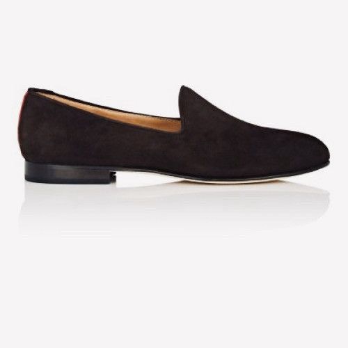 Steve Madden Smoking black suede venetian slippers Size US 11 / EU 44 - 1 Thumbnail