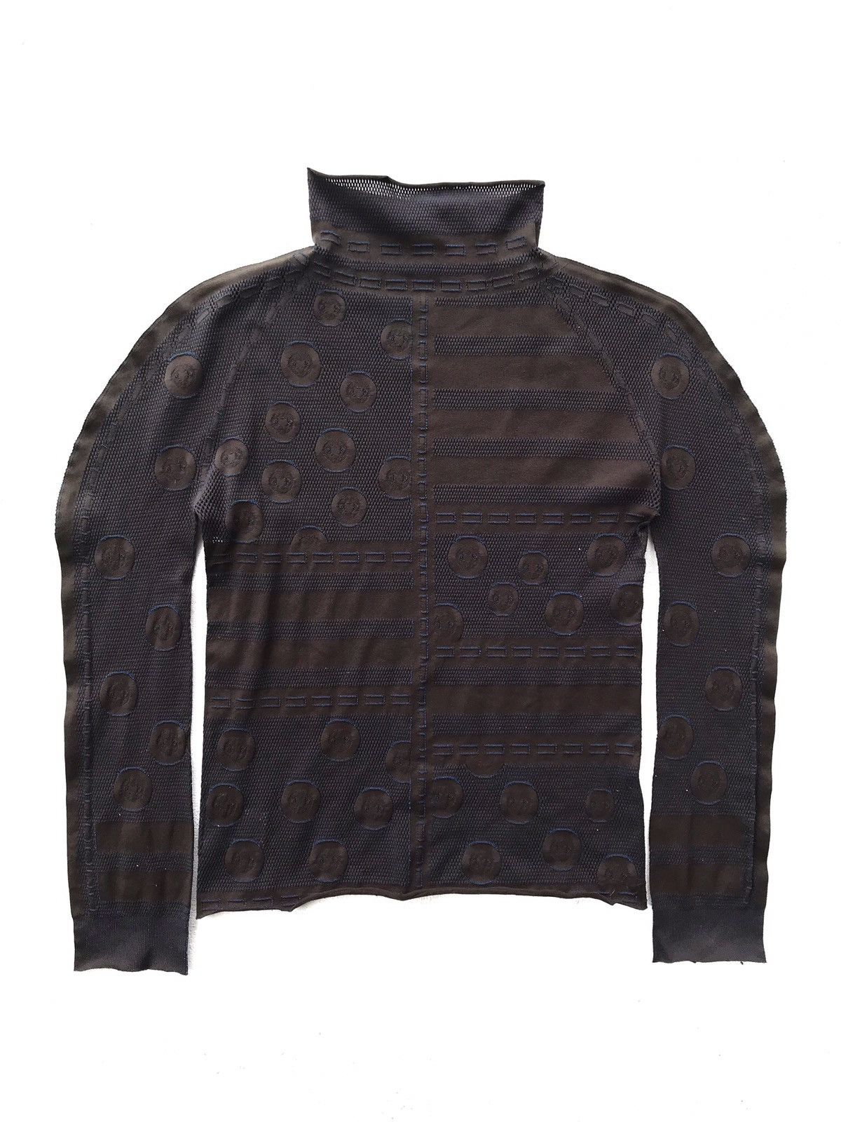 Designer × Hiroko Koshino Homme Archive +RICO by Hiroko bis Sheer Fit LS Shirt Size US S / EU 44-46 / 1 - 5 Thumbnail