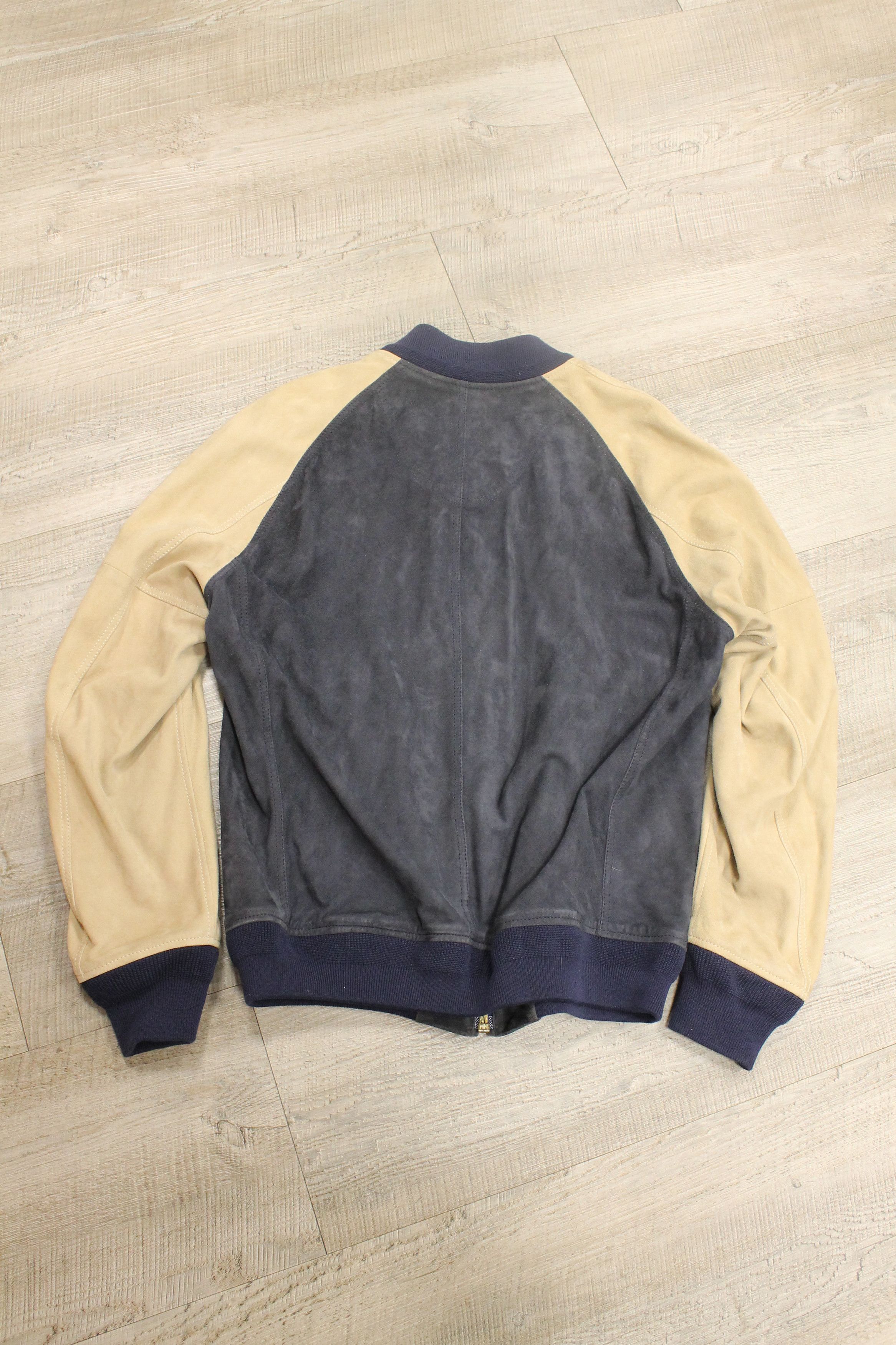 Visvim Varsity Jacket Suede | Grailed