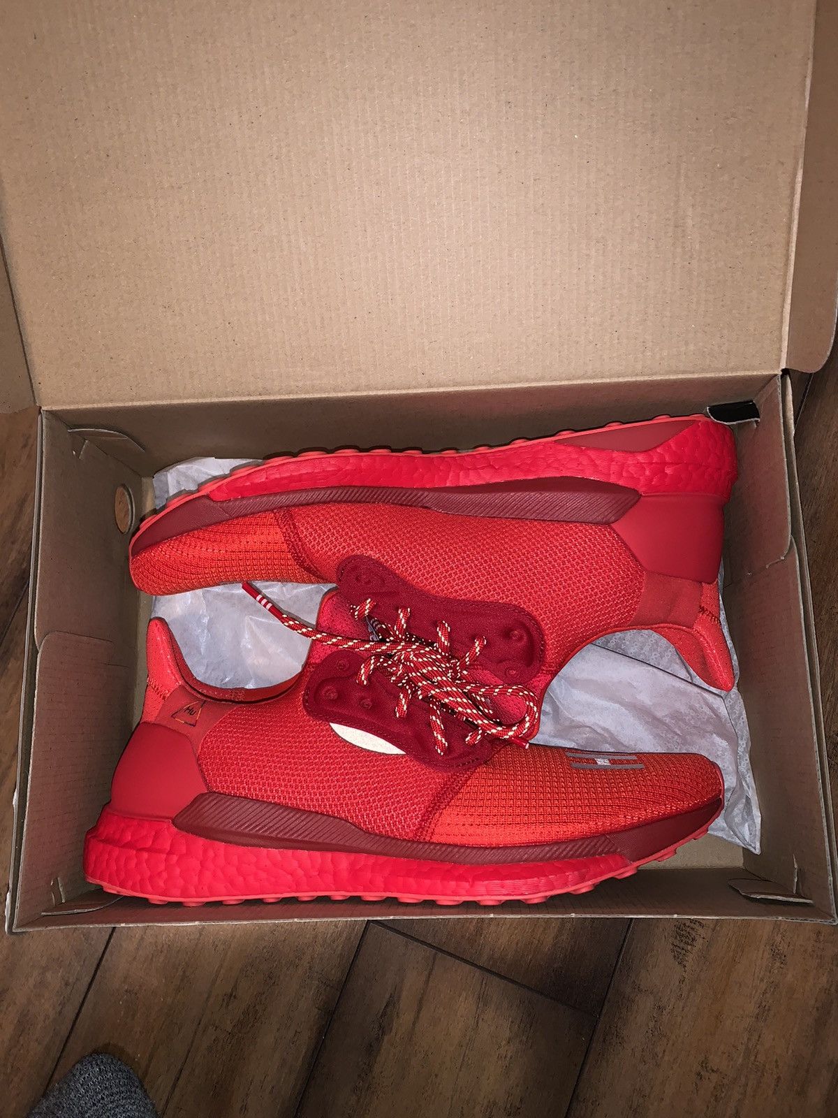 Adidas Adidas Human Race Solar Hu Glide Power Red Size US 9.5 / EU 42-43 - 2 Thumbnail