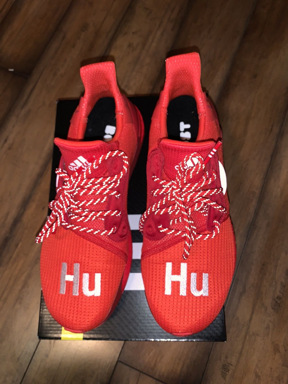 Adidas Adidas Human Race Solar Hu Glide Power Red Size US 9.5 / EU 42-43 - 1 Thumbnail