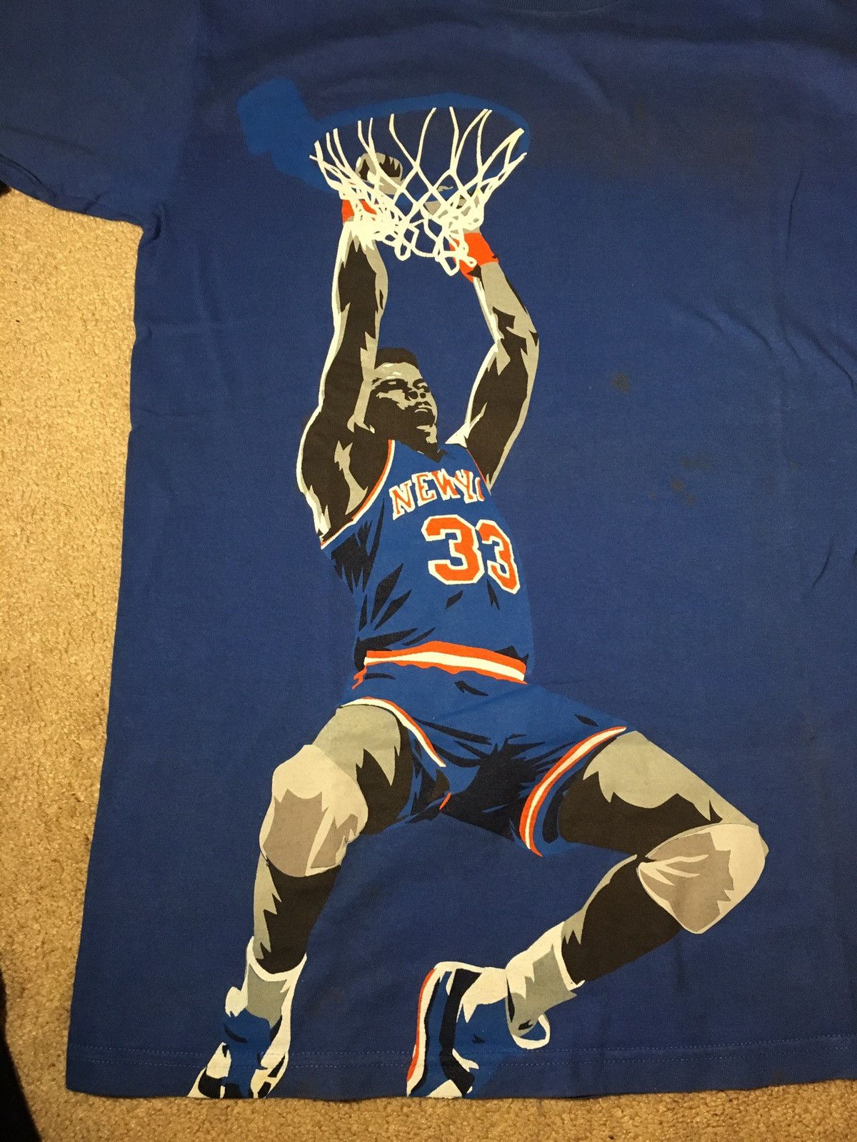 Supreme 2002 Supreme Patrick Ewing Tee Medium Blue New York Knicks Size US M / EU 48-50 / 2 - 3 Thumbnail