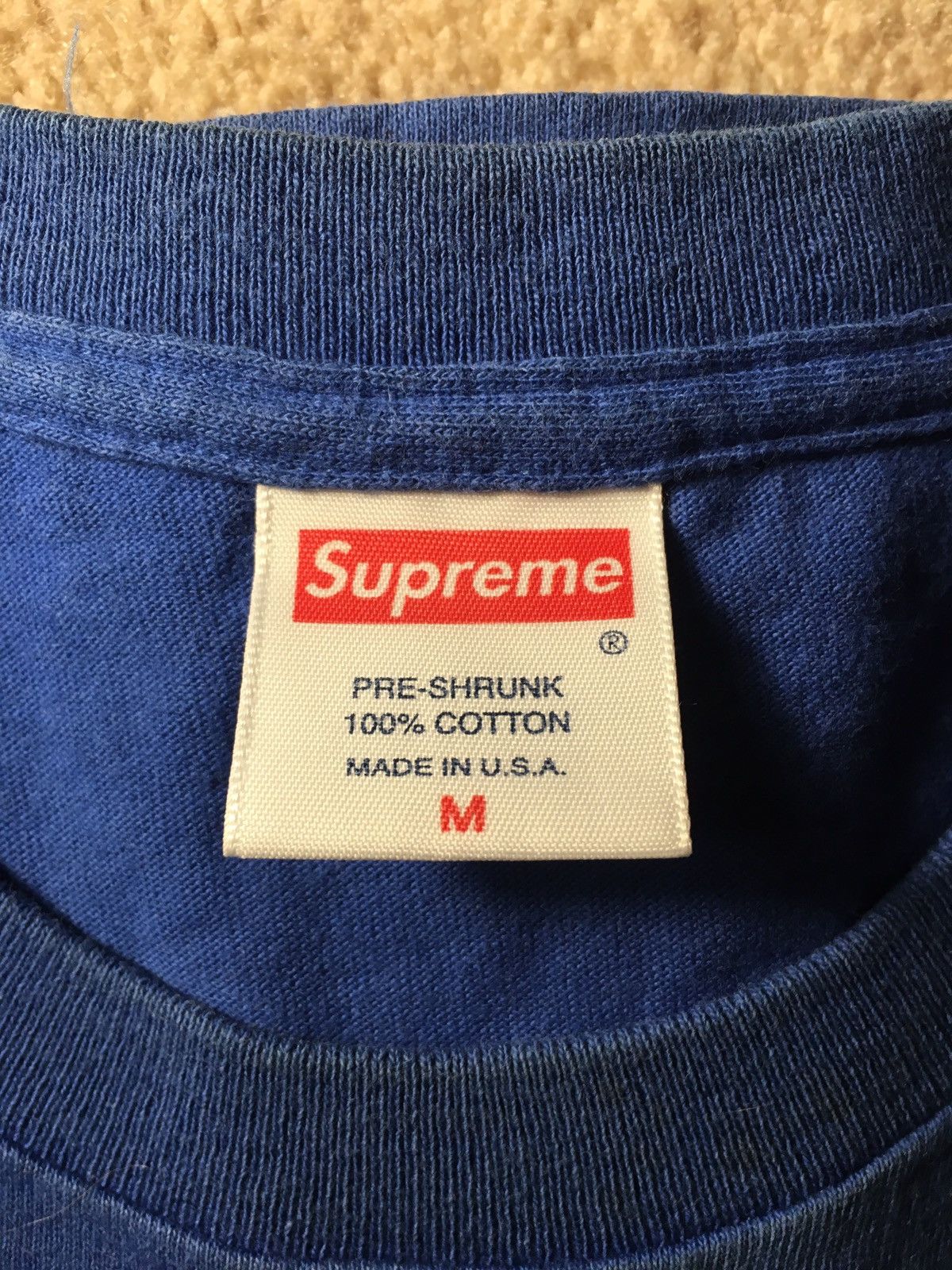 Supreme 2002 Supreme Patrick Ewing Tee Medium Blue New York Knicks Size US M / EU 48-50 / 2 - 2 Thumbnail