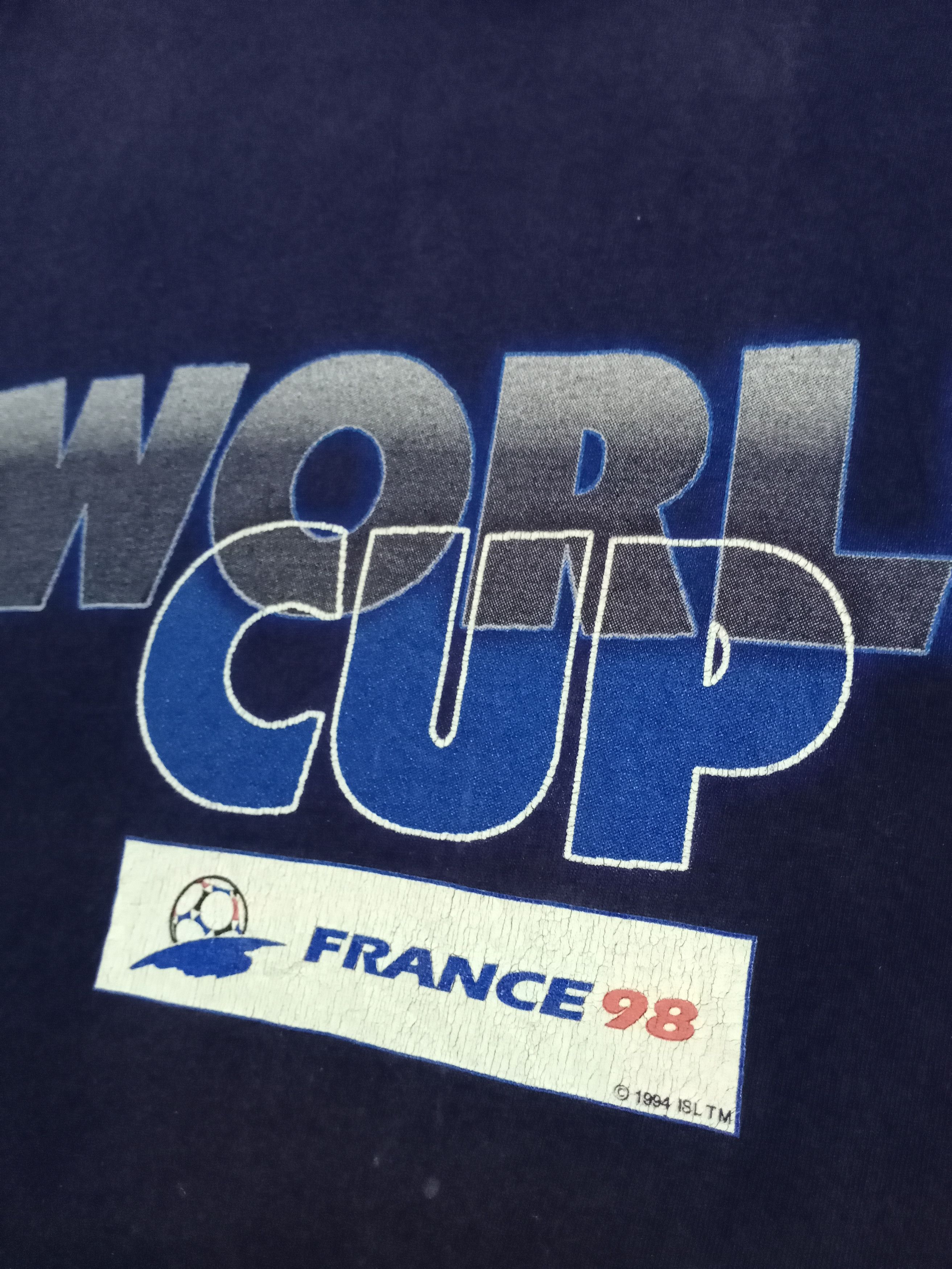 All Sport × Vintage Vintage France 98 World Cup Champions Tshirt Size US XL / EU 56 / 4 - 8 Thumbnail