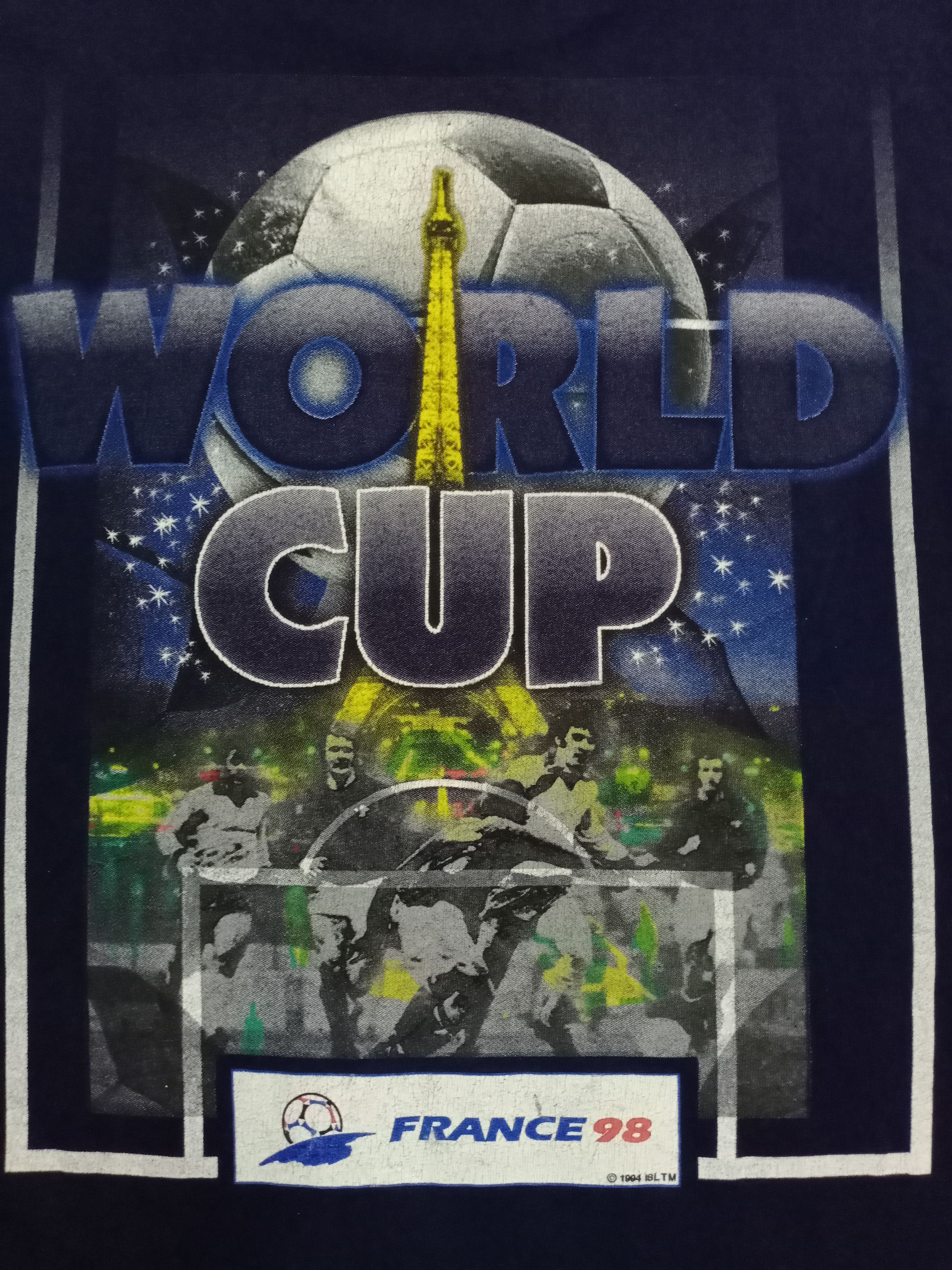 All Sport × Vintage Vintage France 98 World Cup Champions Tshirt Size US XL / EU 56 / 4 - 3 Thumbnail