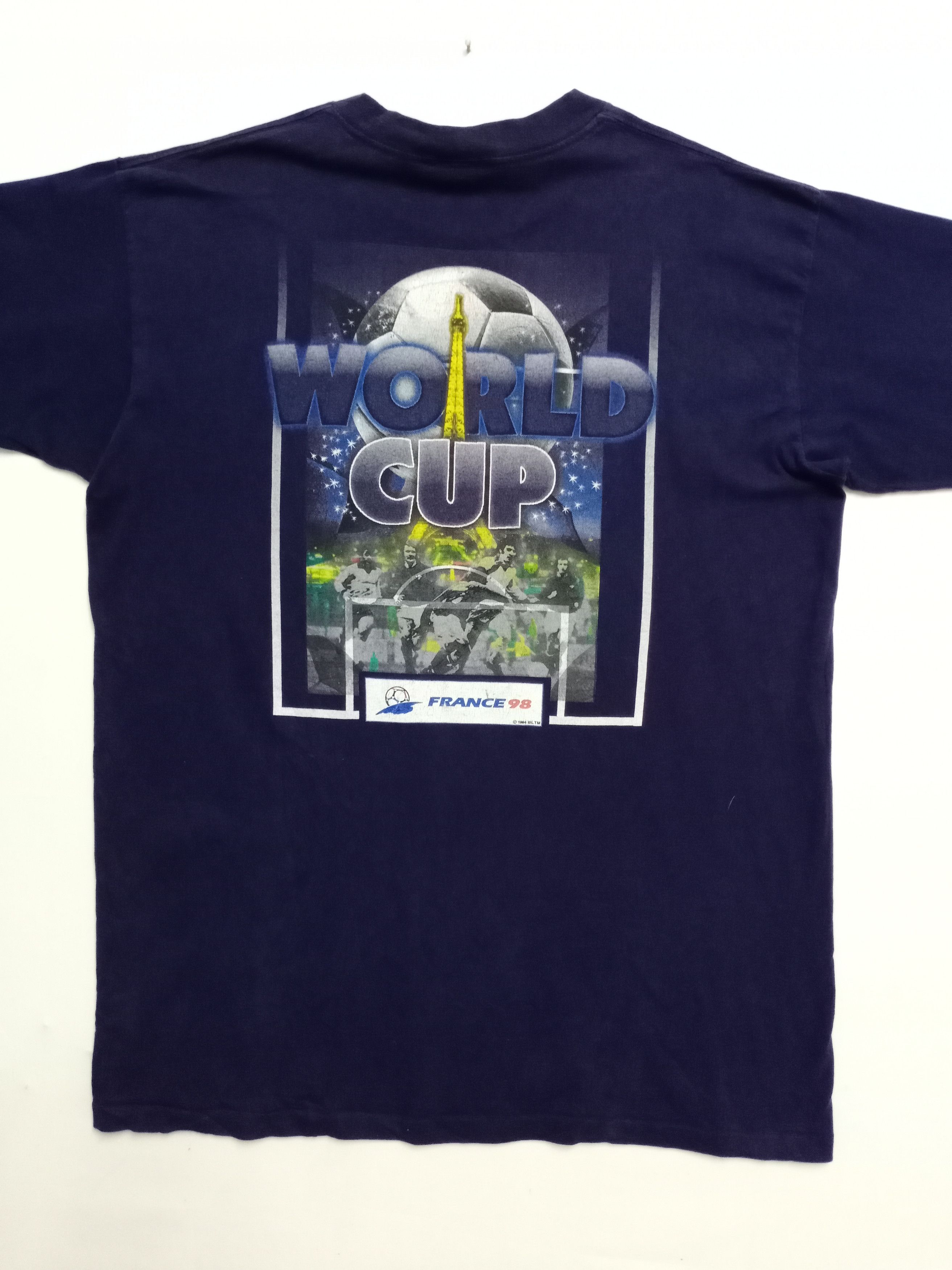 All Sport × Vintage Vintage France 98 World Cup Champions Tshirt Size US XL / EU 56 / 4 - 1 Thumbnail