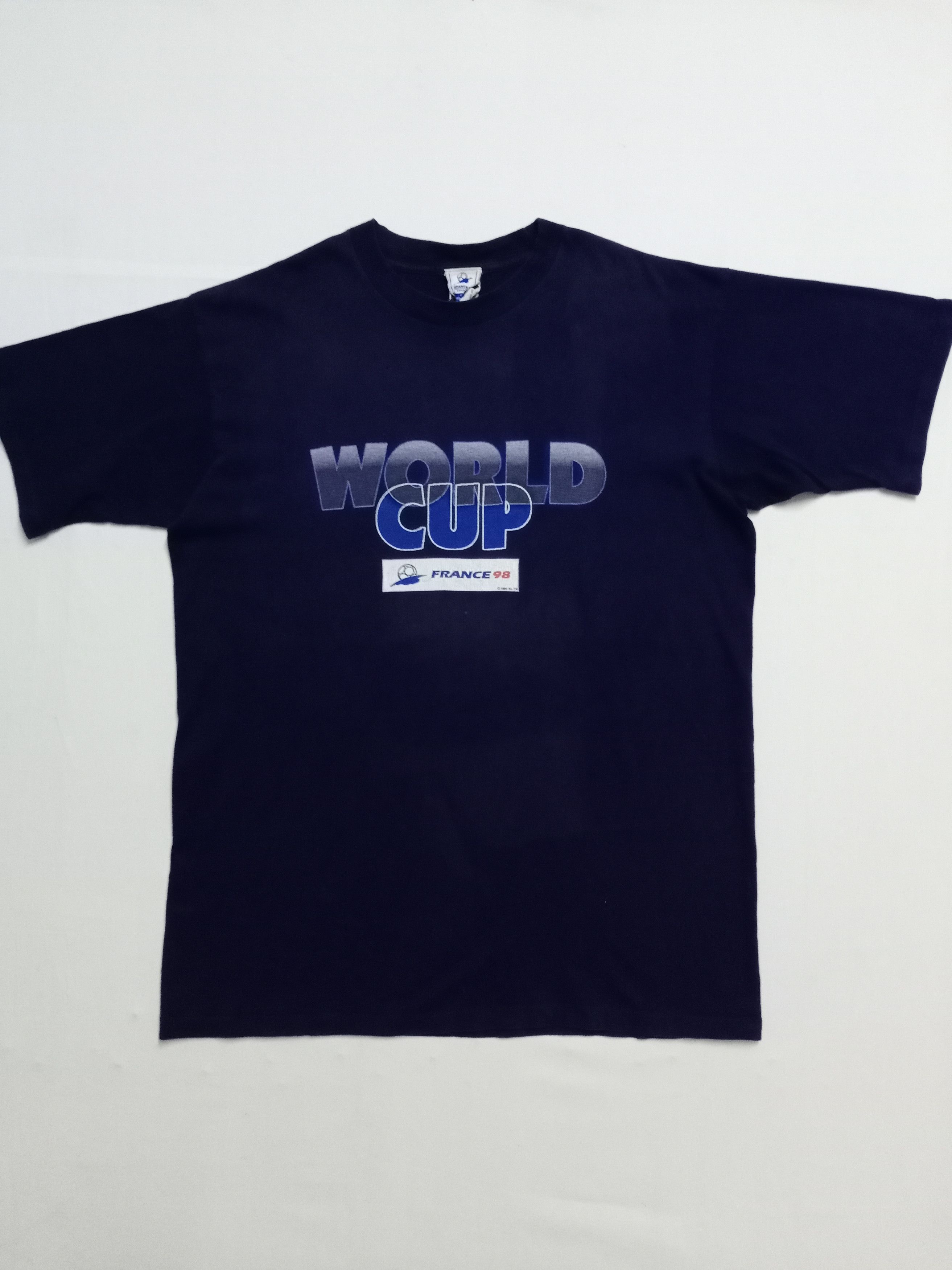 All Sport × Vintage Vintage France 98 World Cup Champions Tshirt Size US XL / EU 56 / 4 - 2 Thumbnail