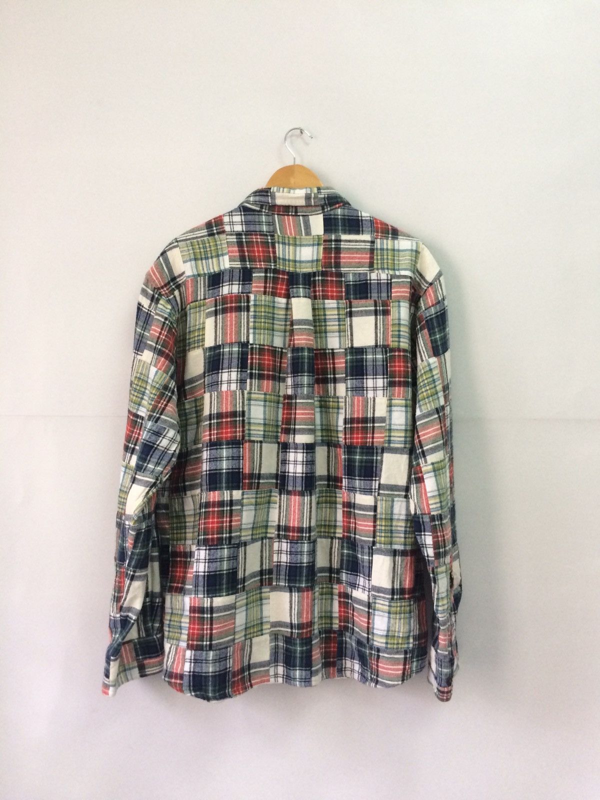 Eddie Bauer Eddie Bauer long sleeve patchwork design bottom up shirt Size US L / EU 52-54 / 3 - 6 Thumbnail