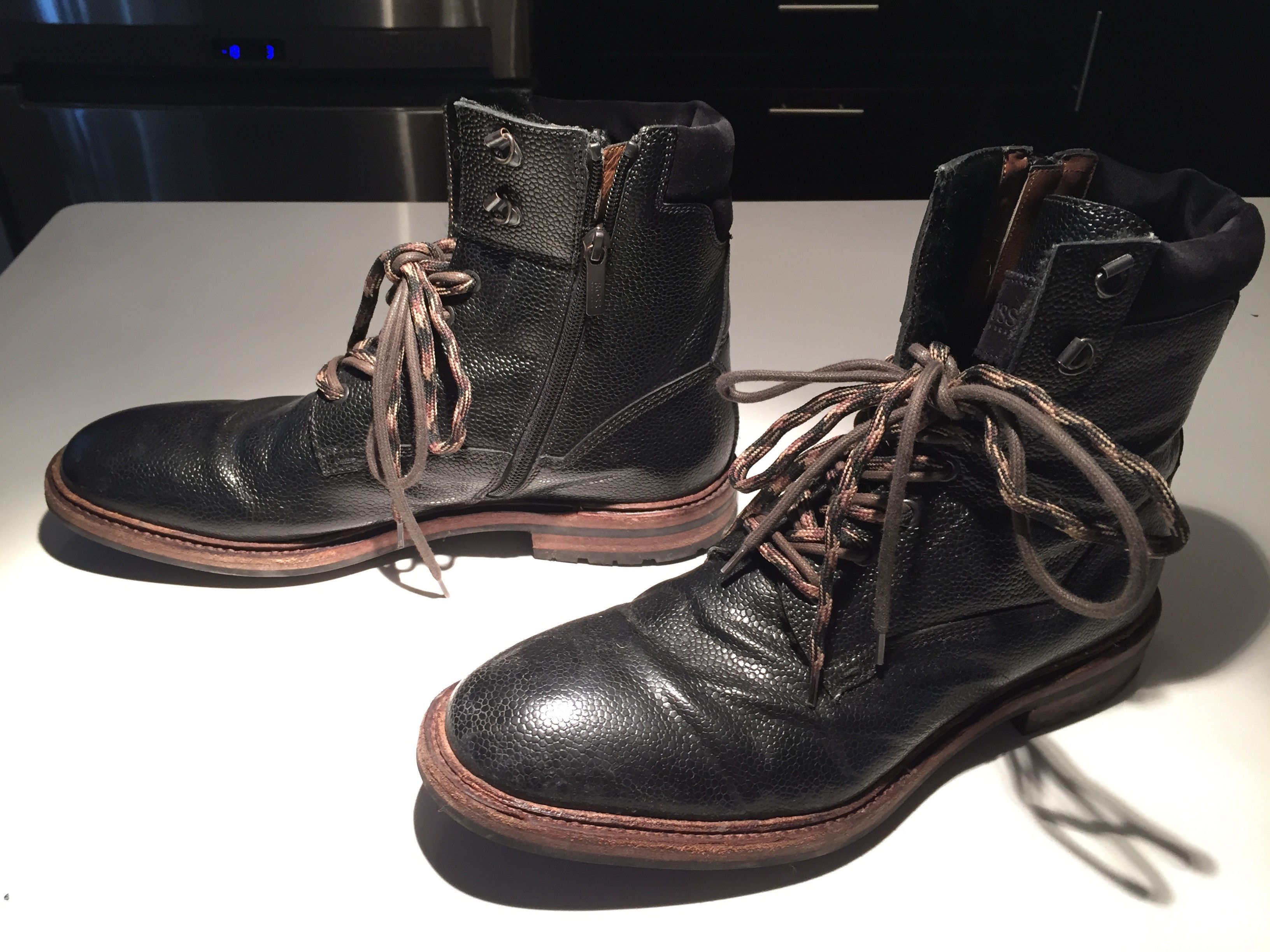 BOSS HUGO BOSS Boots Fur Lined - Brown Exclusive Fur boots | HUGO BOSS main image 4