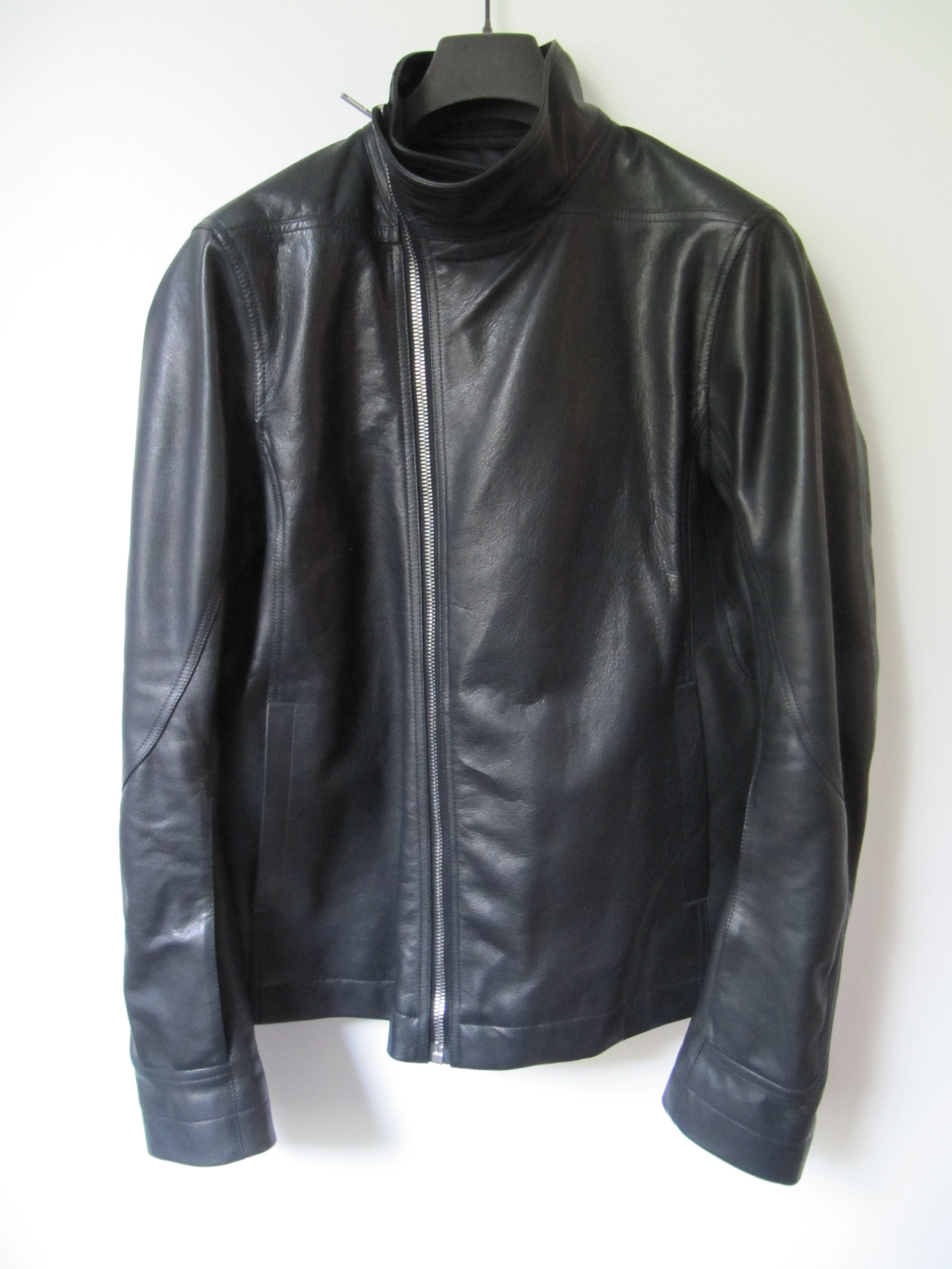 Rick Owens Rick Owens Mollino Leather Jacket 52 | Grailed