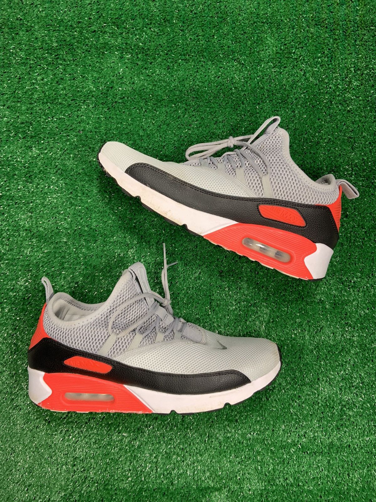 Nike Air Max 90 EZ Wolf Grey Bright Crimson infrared 10.5 no Grailed
