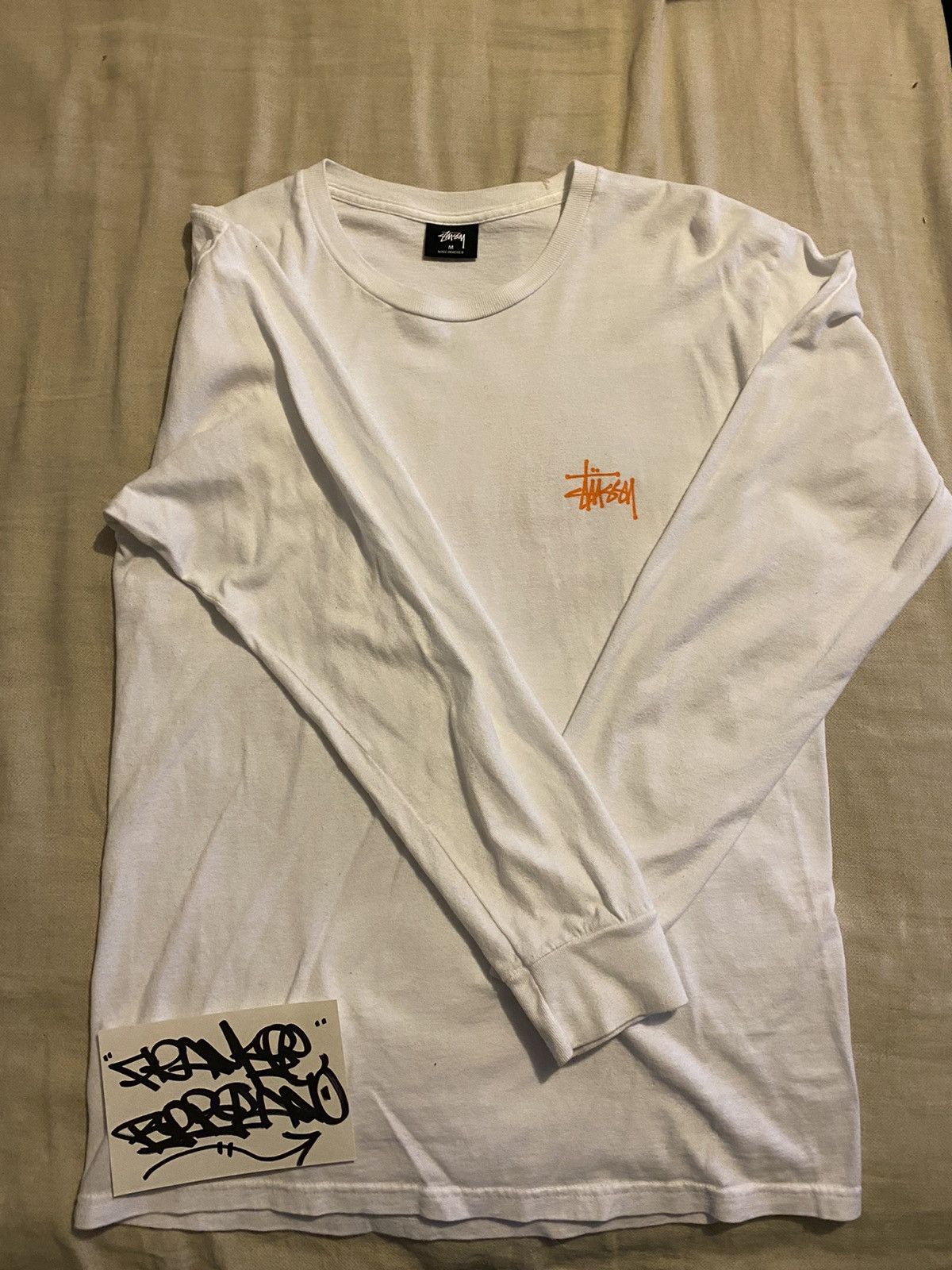 Stussy Stussy Orange Logo | Grailed