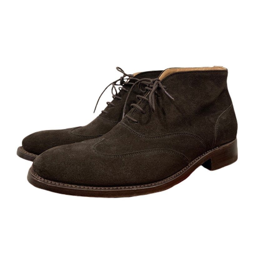 Bruno Famiglietti Made In Italy Dress Shoes 9018 Loake Bibury Combined Leather Black Oxford Shoes main image 4