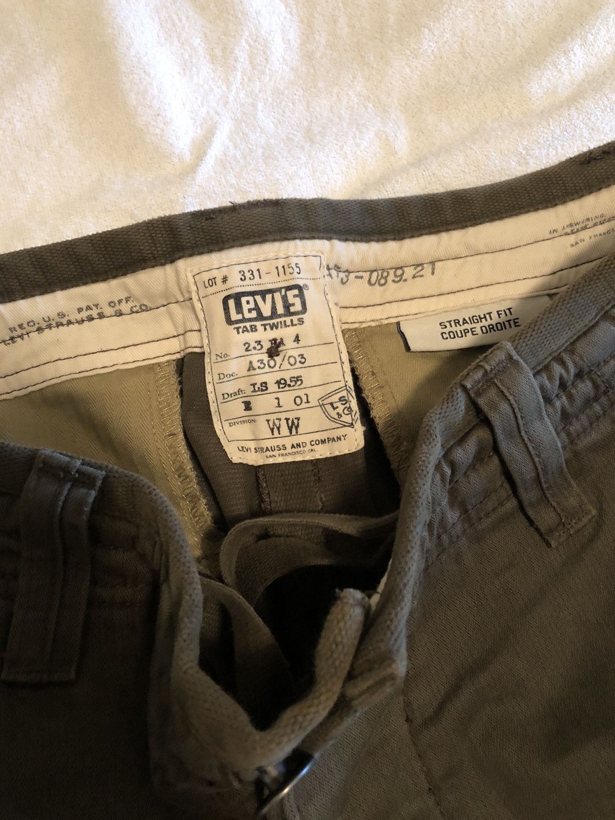 Levi's Levi’s Cargo Pants Green W 32 Size US 32 / EU 48 - 4 Thumbnail