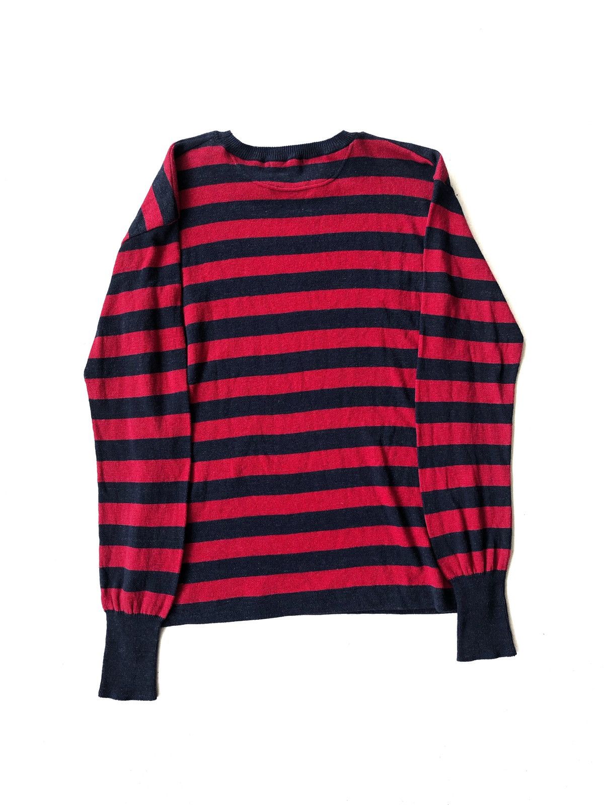 45rpm Indigo Made 45RPM 🇯🇵 Striped Rockabilly Pullover Size US L / EU 52-54 / 3 - 4 Thumbnail