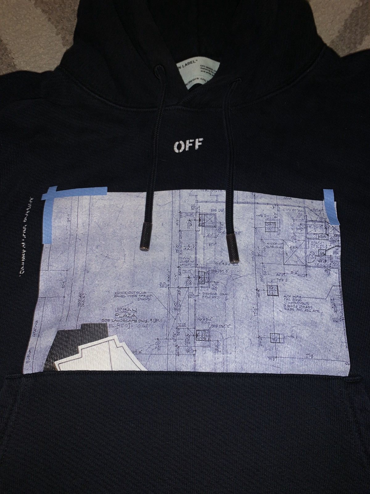 Off-White Off-White Dondi White Bus Graffiti Hoodie | Grailed