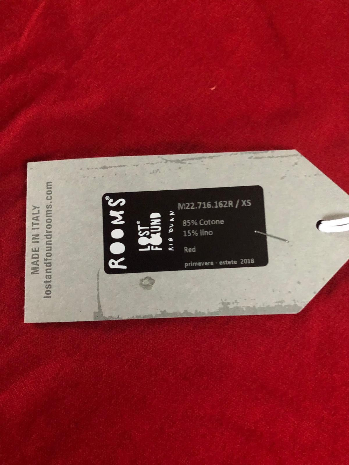 Lost & Found Ria Dunn LS M.22 Tee in Red Size US XS / EU 42 / 0 - 6 Thumbnail