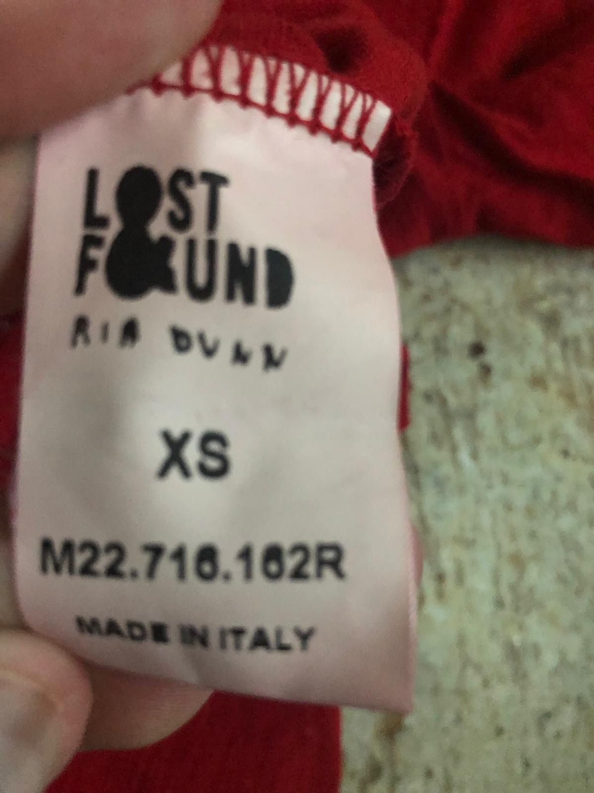 Lost & Found Ria Dunn LS M.22 Tee in Red Size US XS / EU 42 / 0 - 4 Thumbnail