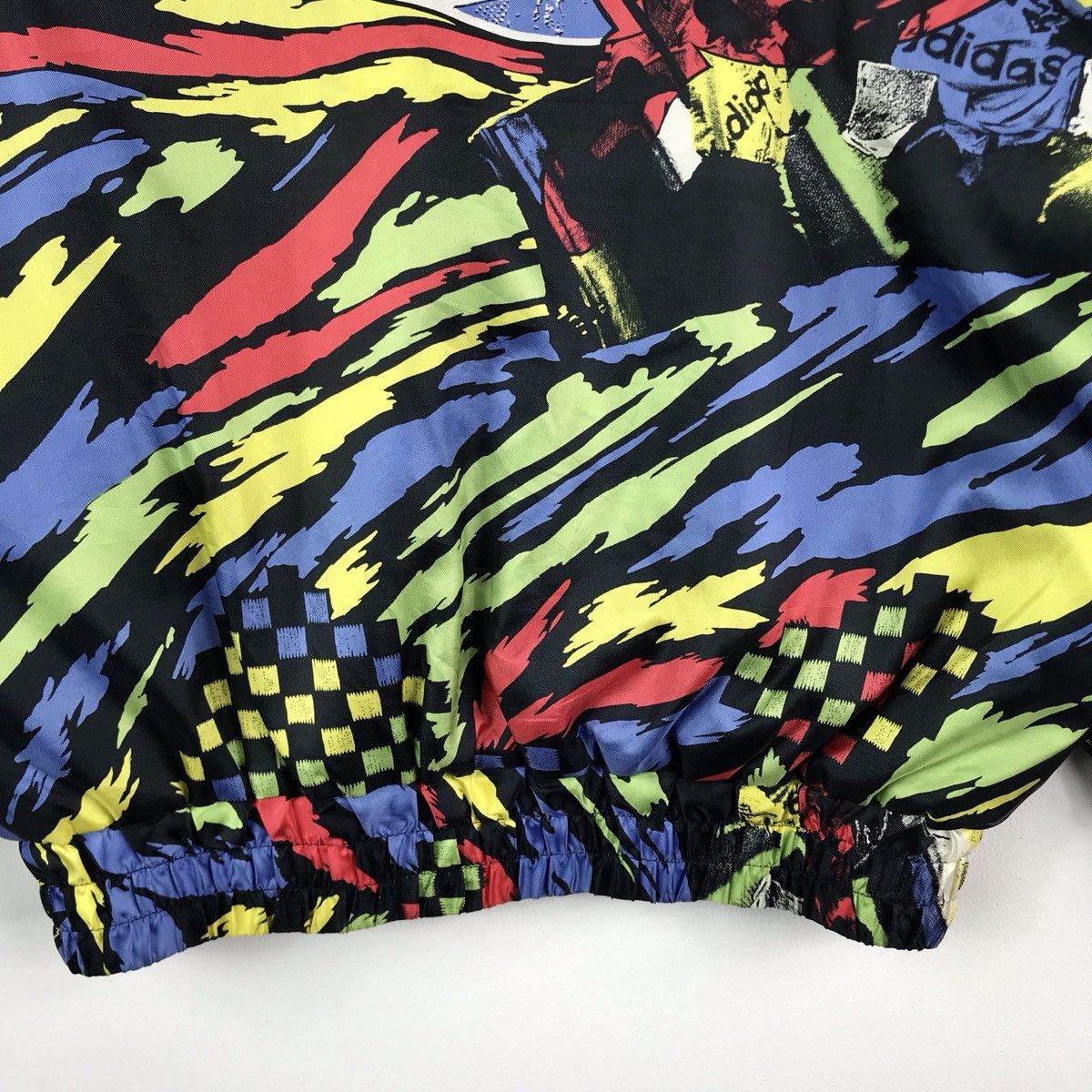 Adidas Vintage Adidas Descente Jaspo Colourful Design Bomber Jacket Size US M / EU 48-50 / 2 - 7 Thumbnail