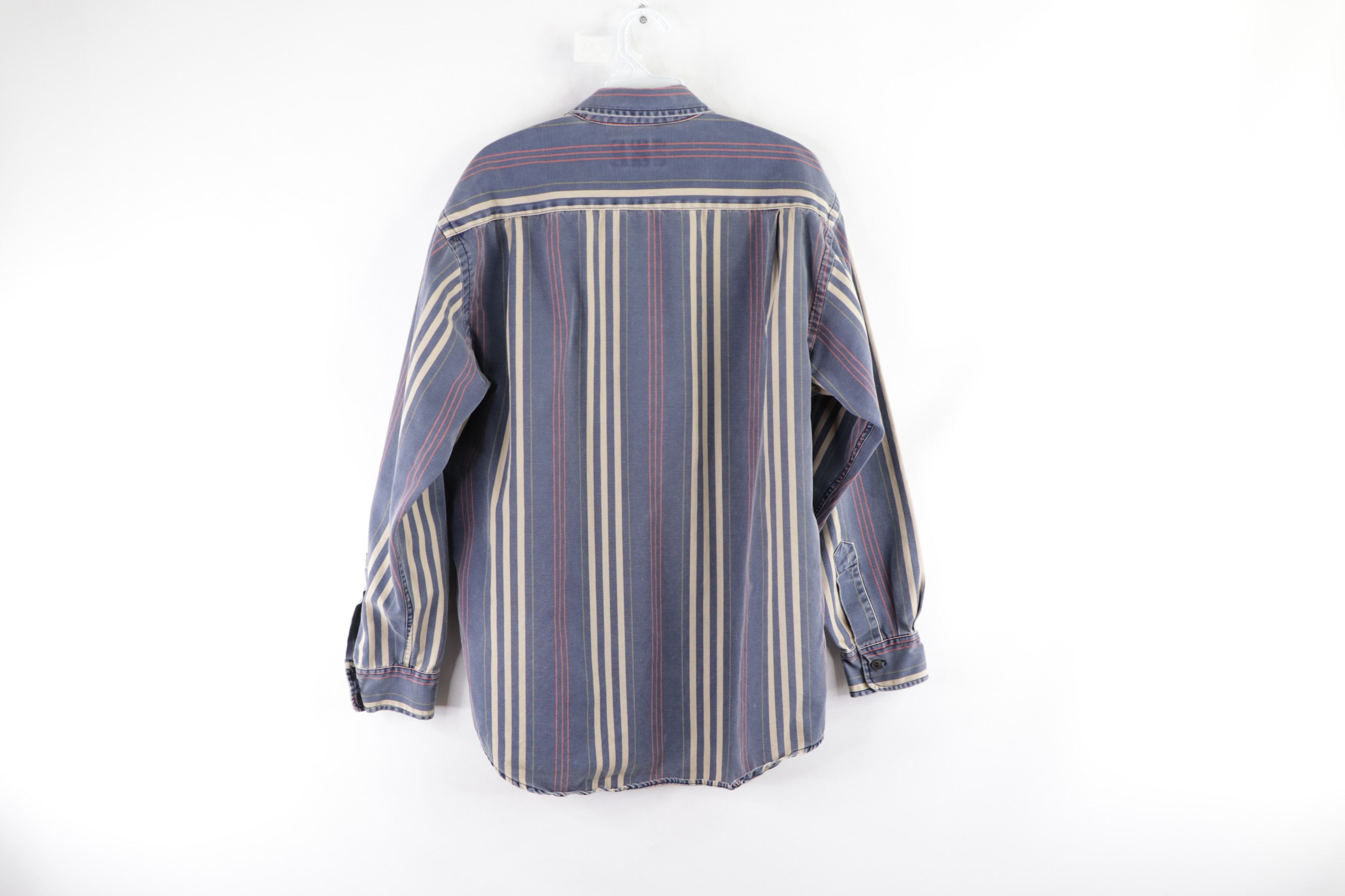 American Eagle Outfitters Vintage 90s American Eagle Faded Double Pocket Shirt Size US S / EU 44-46 / 1 - 7 Thumbnail