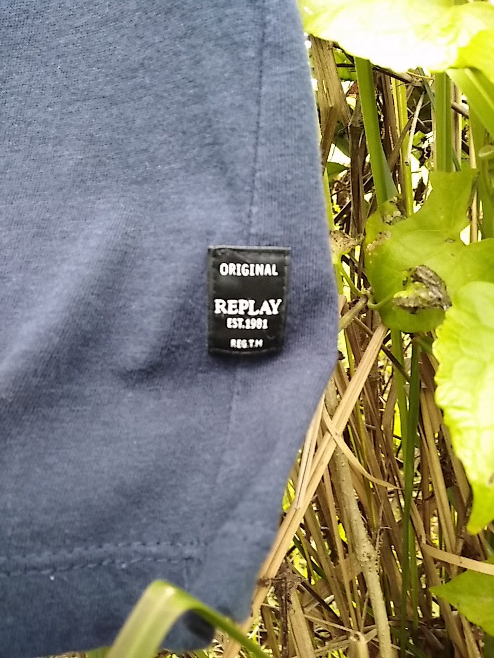 TSHIRT REPLAY BLUE ISSUE