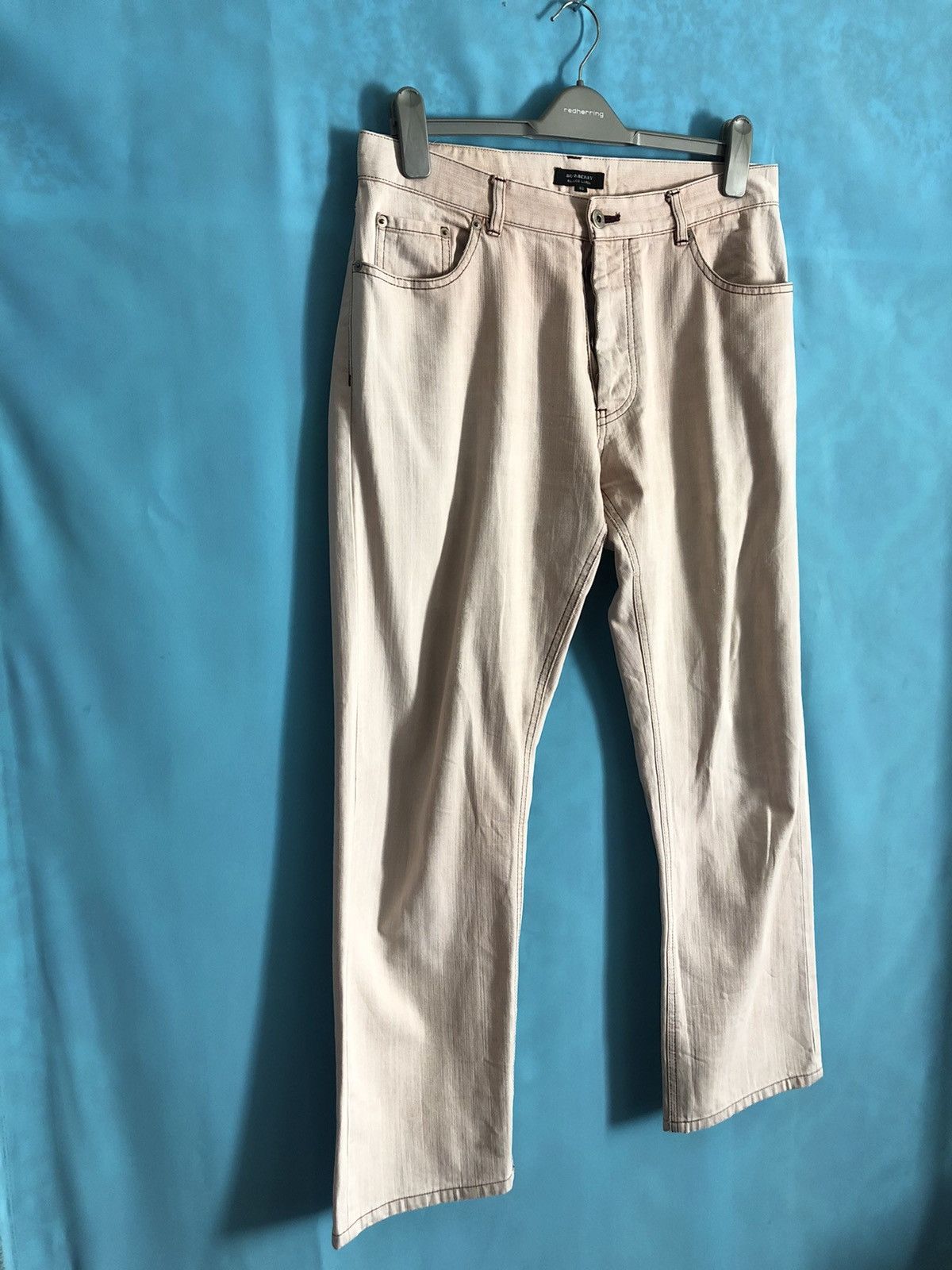 Burberry BURBERRY black label white jeans Size US 33 - 4 Thumbnail