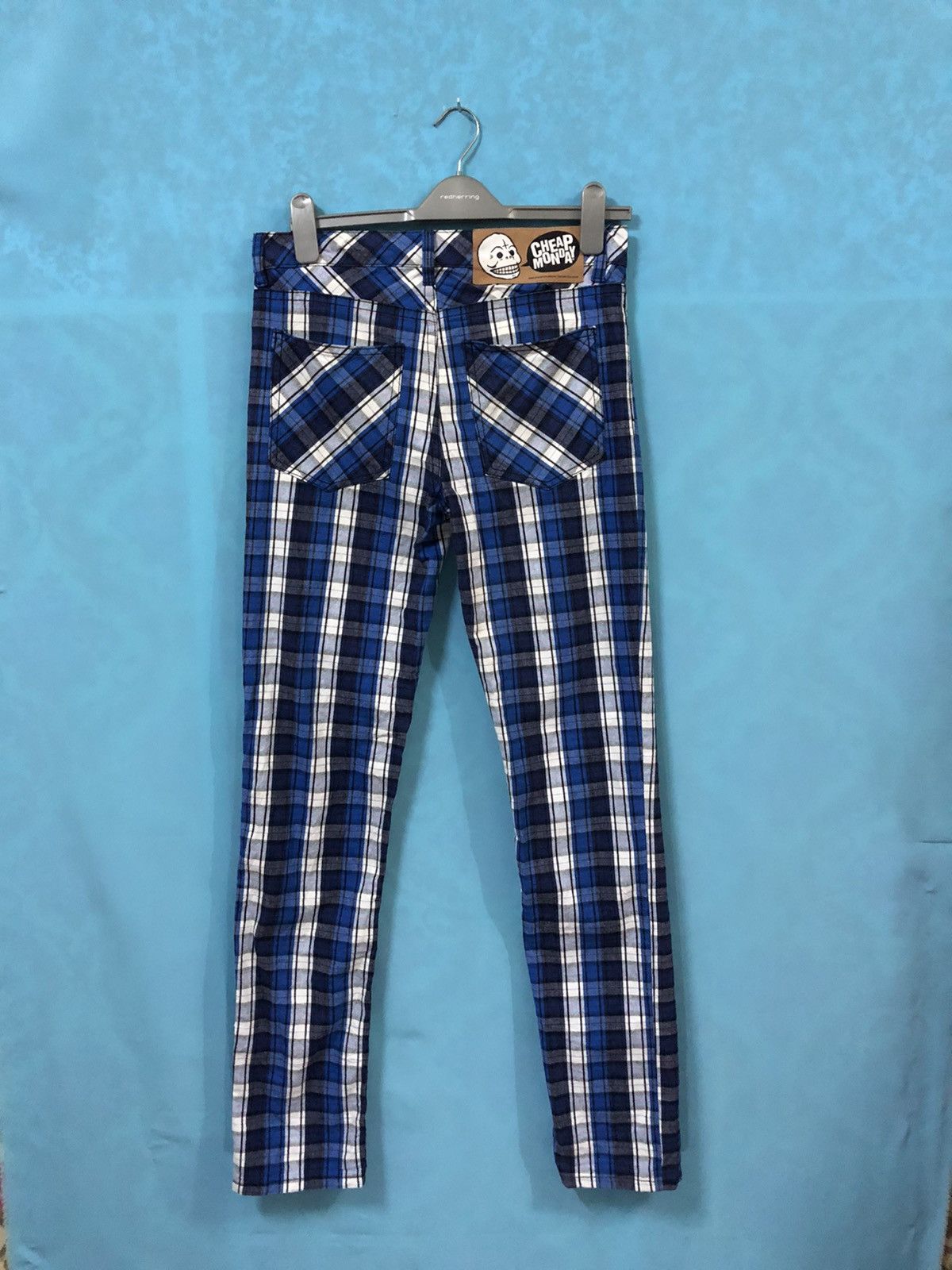 Cheap Monday CHEAP MONDAY tartan skinny pants Size US 32 / EU 48 - 2 Thumbnail