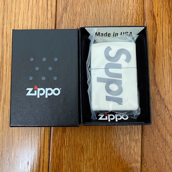 Supreme Supreme Glow in the Dark Zippo in White S/S 20 | Grailed