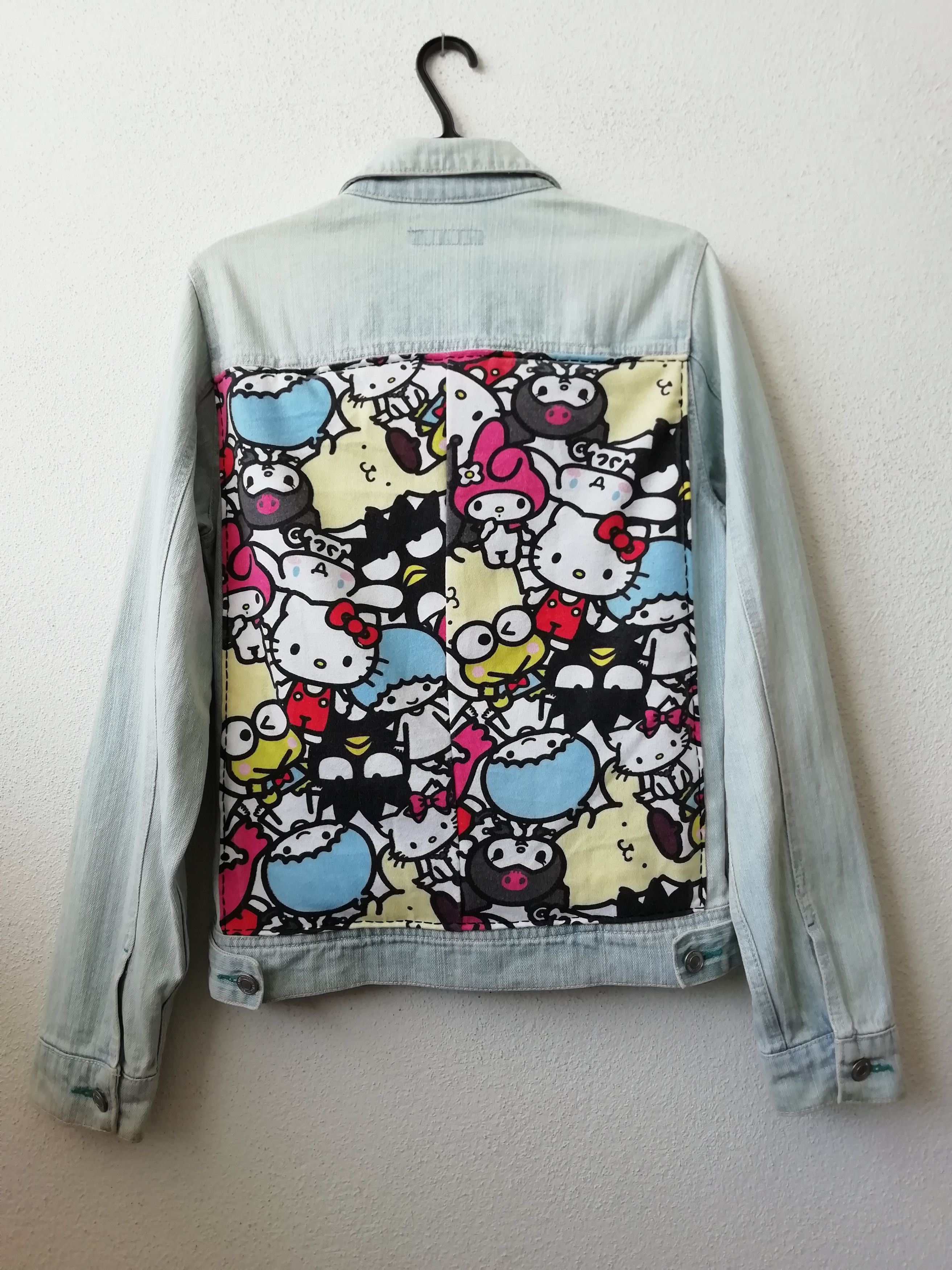 Custom × Denim Jacket × Vintage Custom Reworked Sanrio Hello