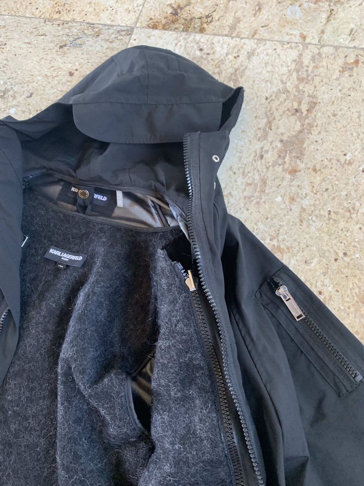 Karl Lagerfeld Parka With Detachable Interior Size US L / EU 52-54 / 3 - 11 Thumbnail