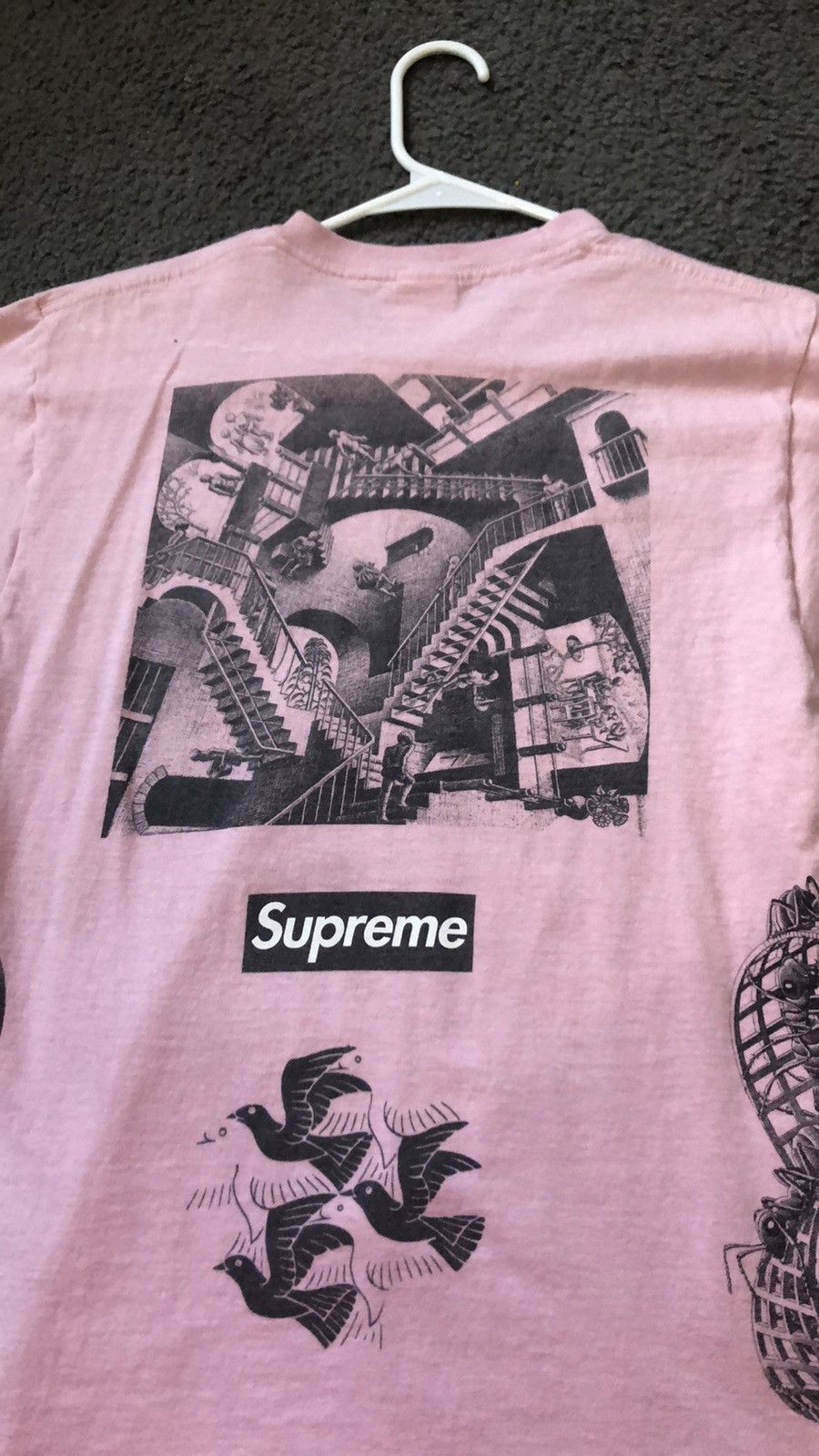 Supreme MC Escher Collage box logo tee | Grailed