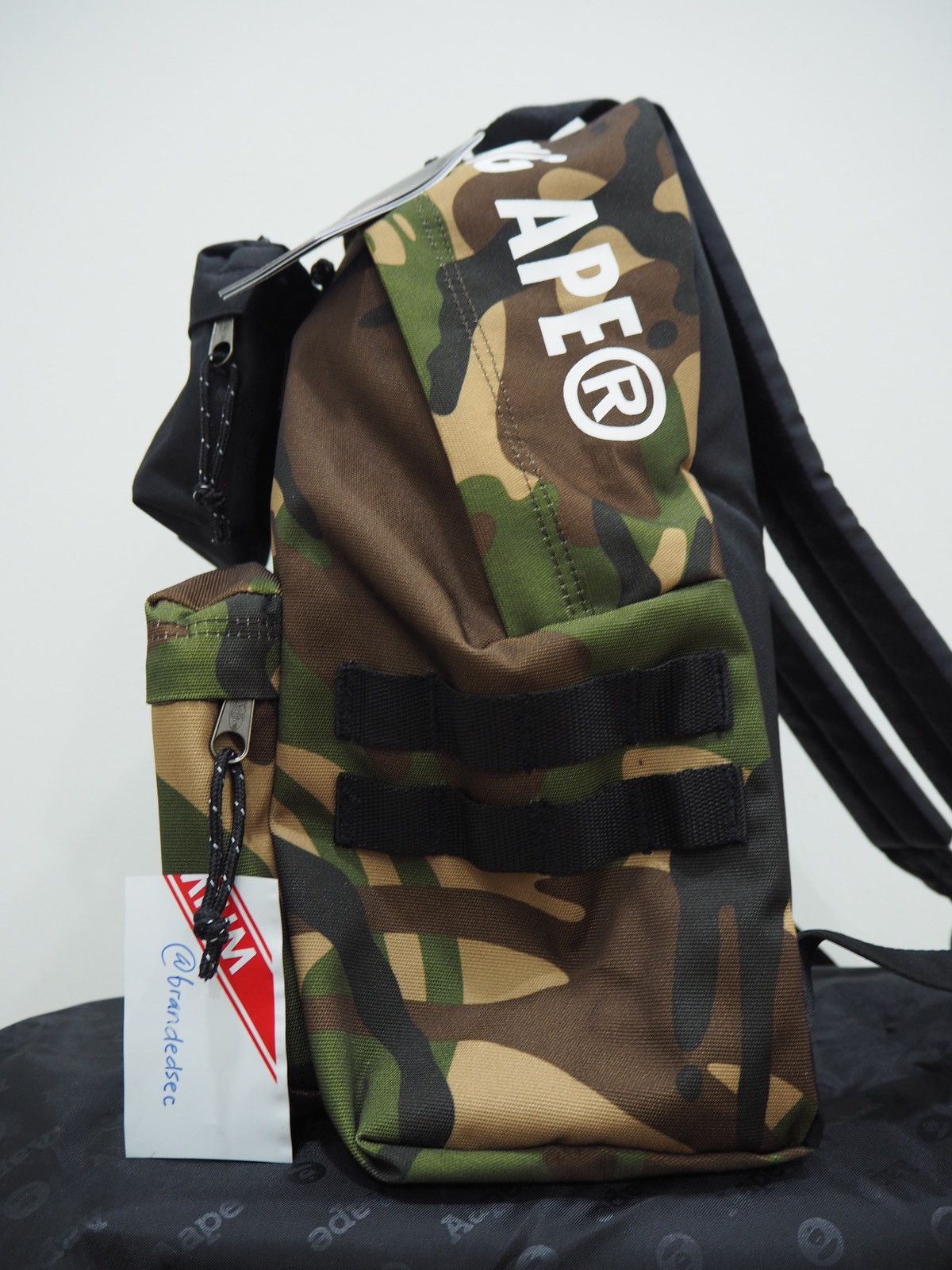 Rare A Bathing Ape x Eastpak Backpack Camo Menswear