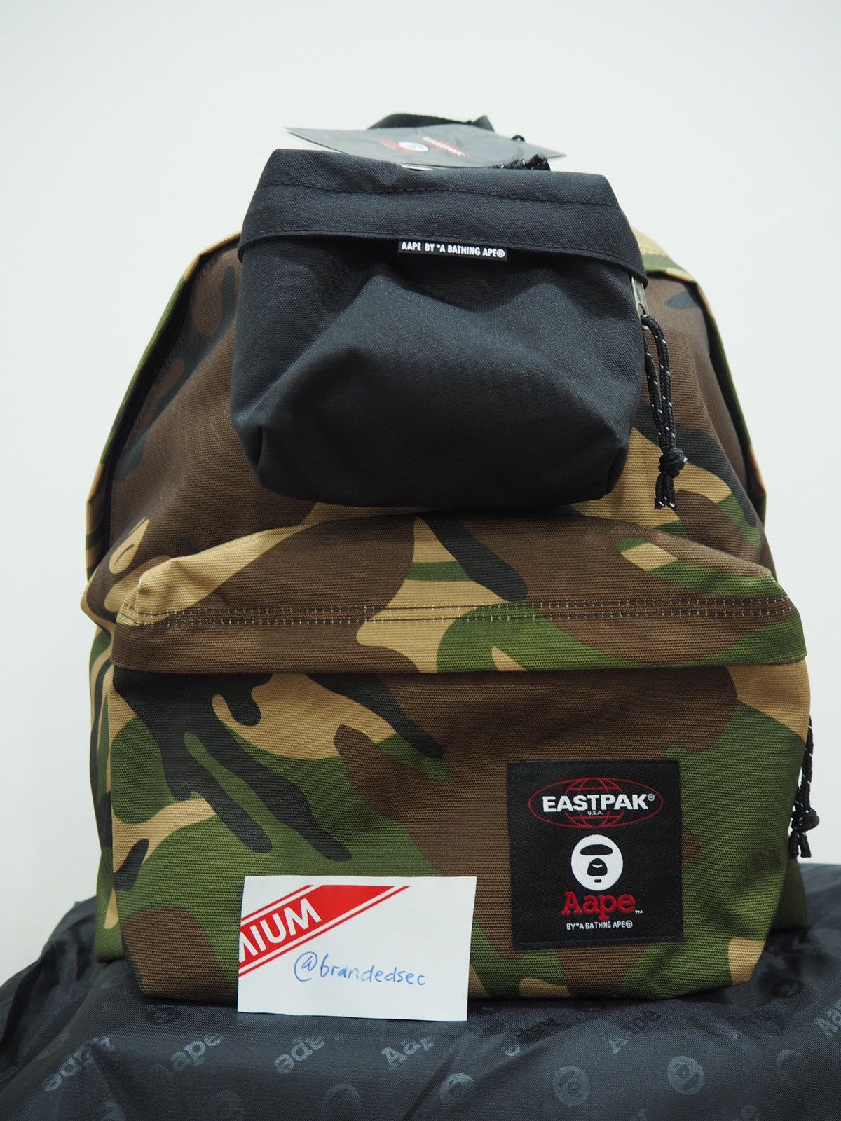 Rare A Bathing Ape x Eastpak Backpack Camo Menswear