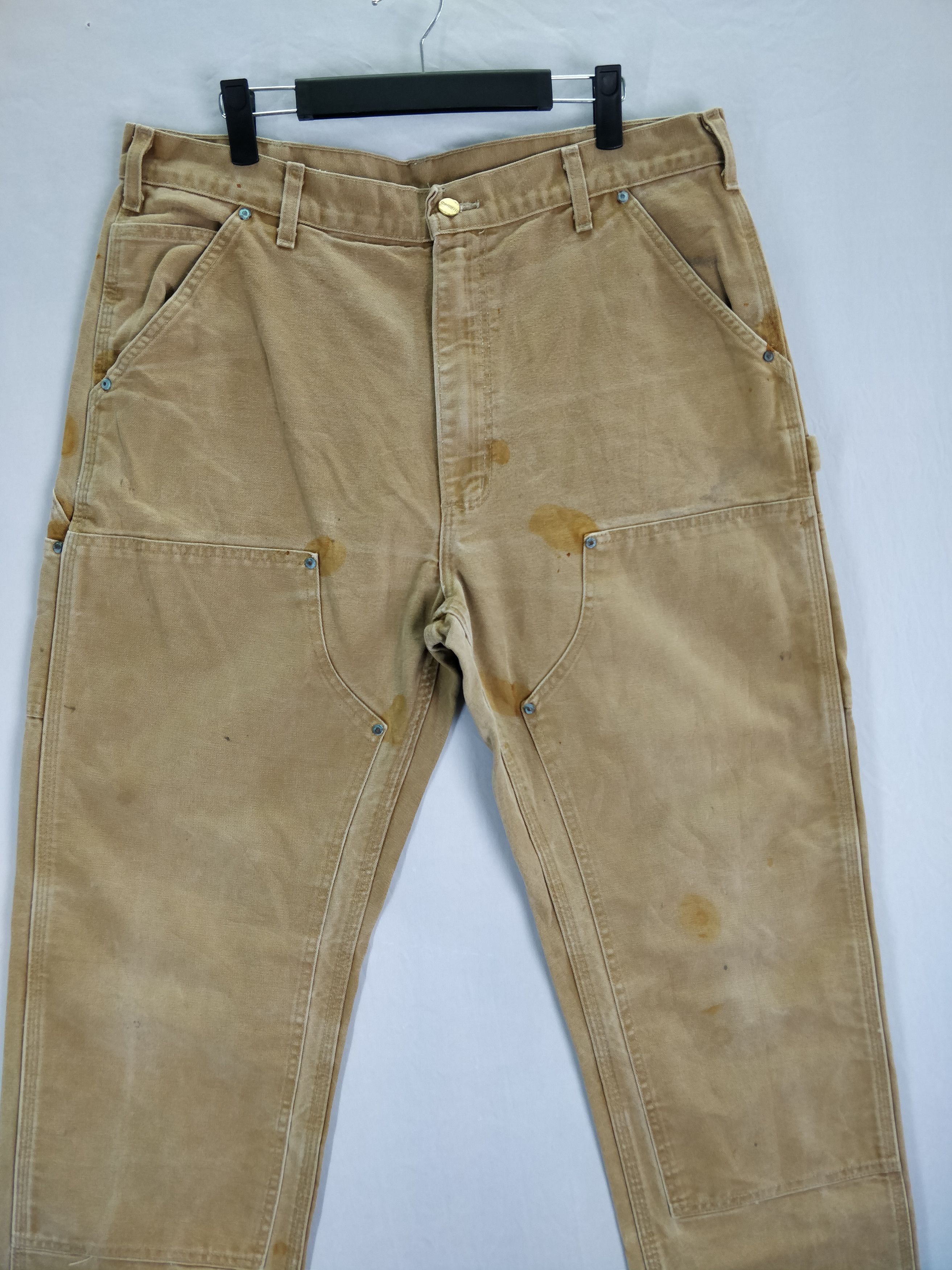 Carhartt #1324 Carhatt 90' Carpenter Double Knee Pants vintage Size US 36 / EU 52 - 5 Thumbnail