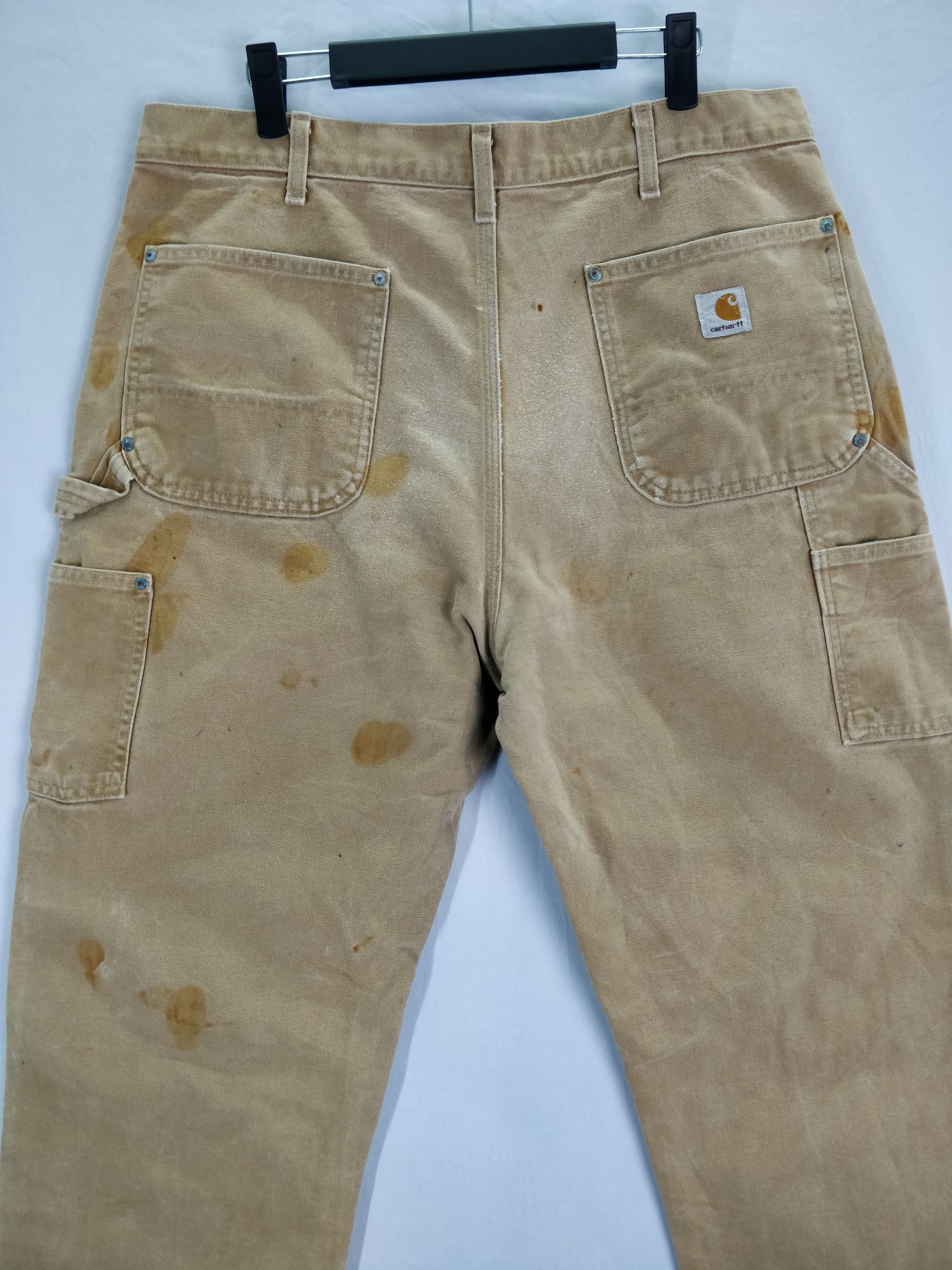 Carhartt #1324 Carhatt 90' Carpenter Double Knee Pants vintage Size US 36 / EU 52 - 3 Thumbnail