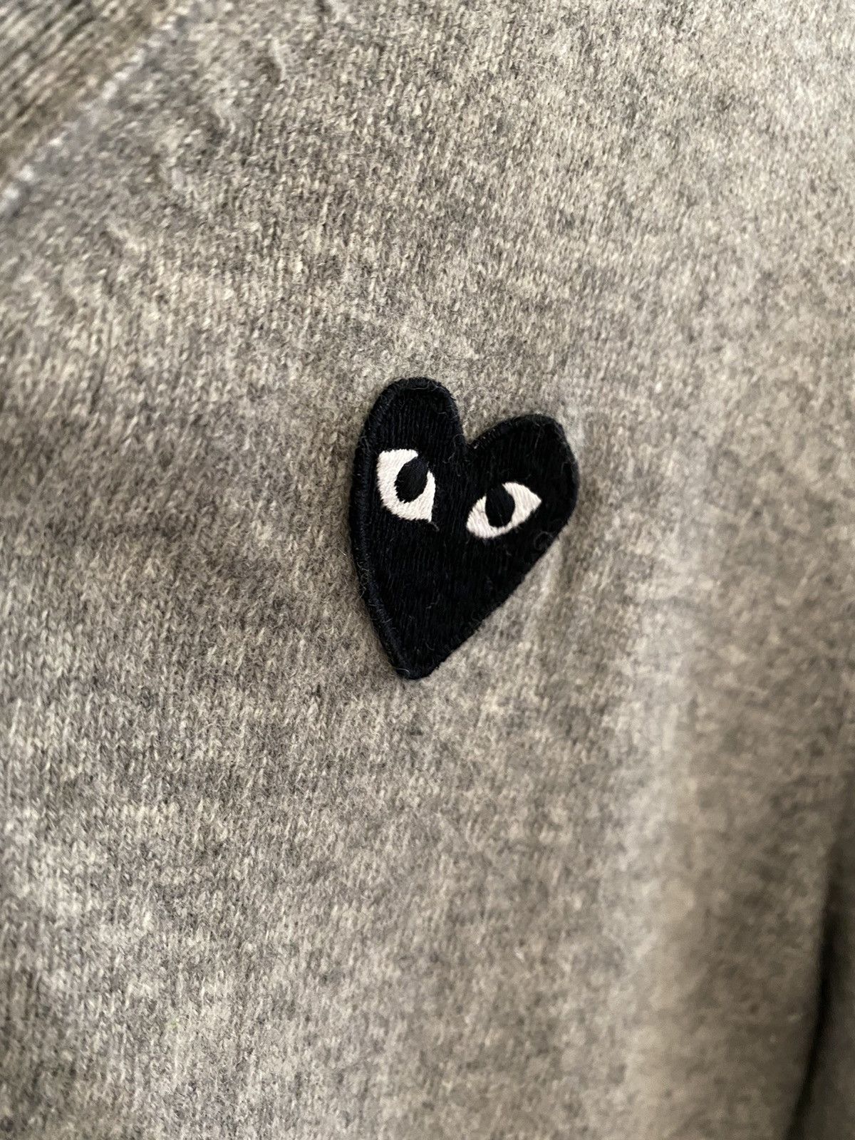 Comme des Garcons PLAY Wool Knit Cardigan Sweater Size US M / EU 48-50 / 2 - 4 Thumbnail