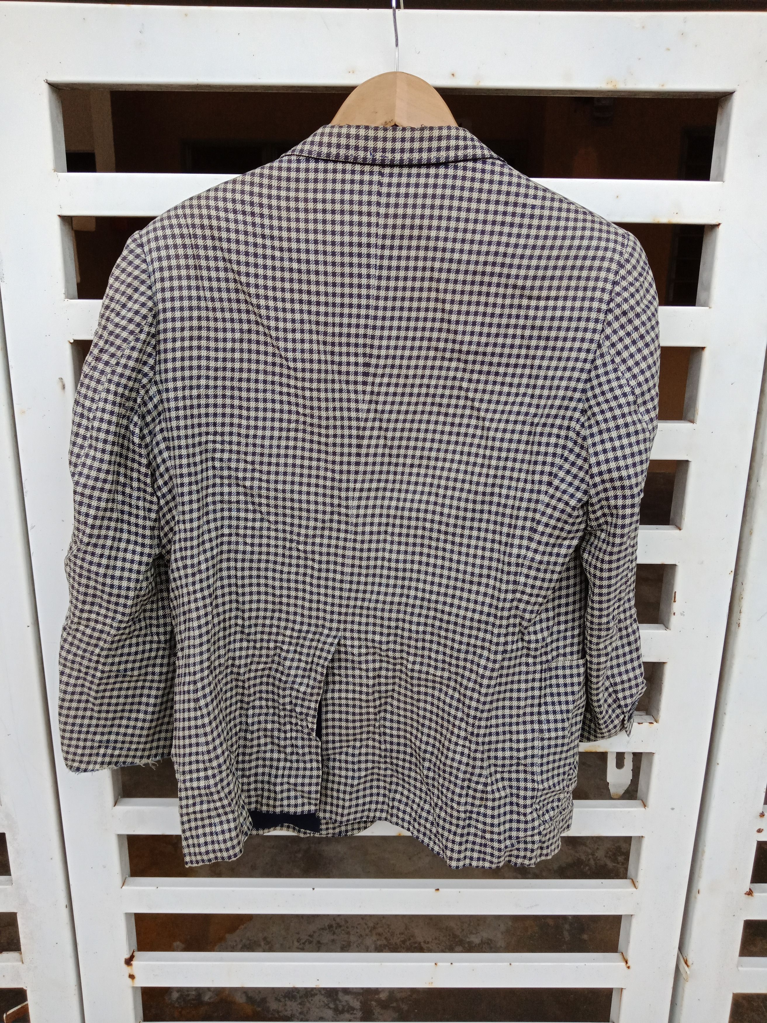 Yves Saint Laurent Luxury Yves Saint Laurent Plaid Tartan Blazer Size US M / EU 48-50 / 2 - 2 Thumbnail