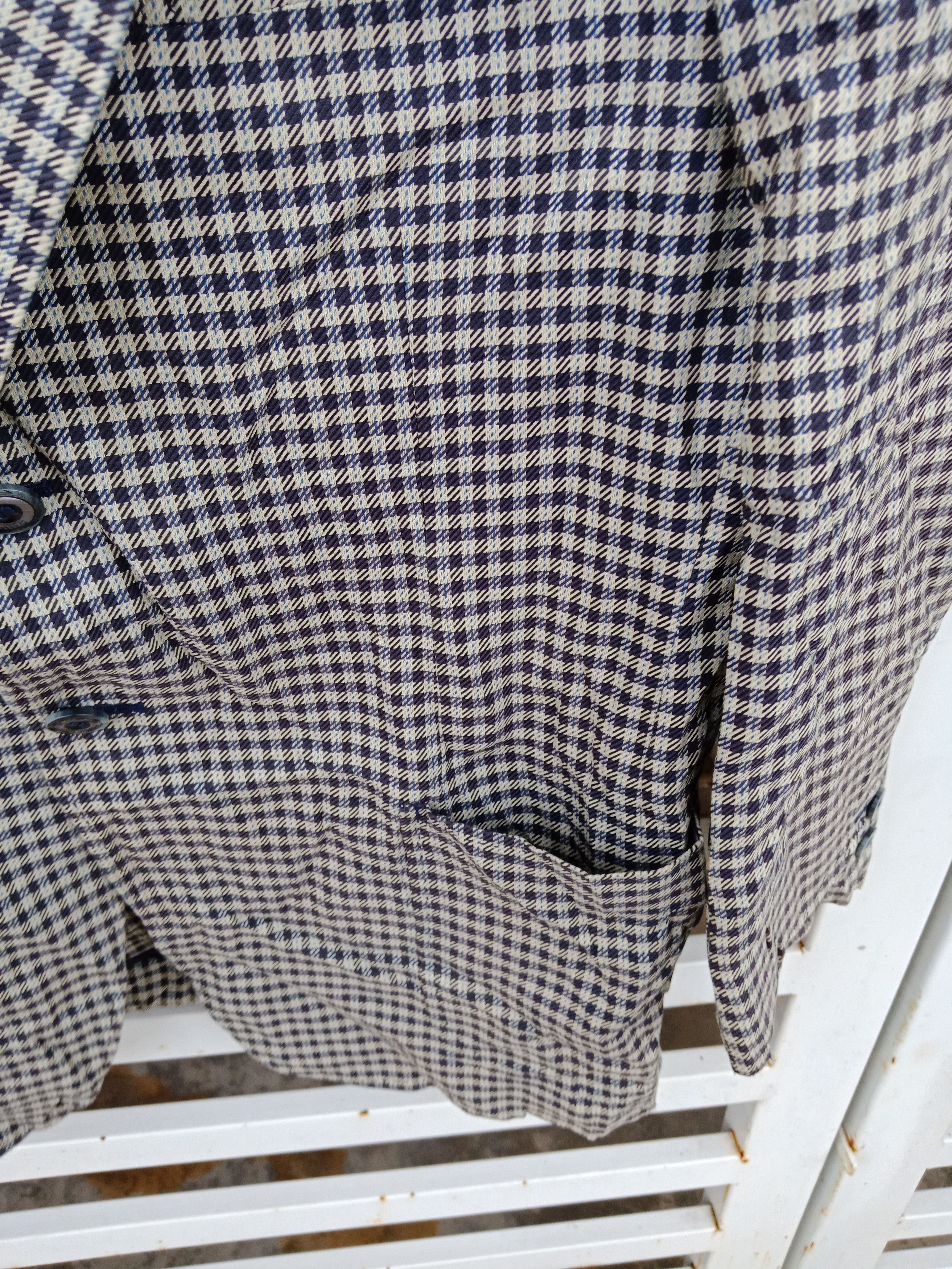 Yves Saint Laurent Luxury Yves Saint Laurent Plaid Tartan Blazer Size US M / EU 48-50 / 2 - 7 Thumbnail
