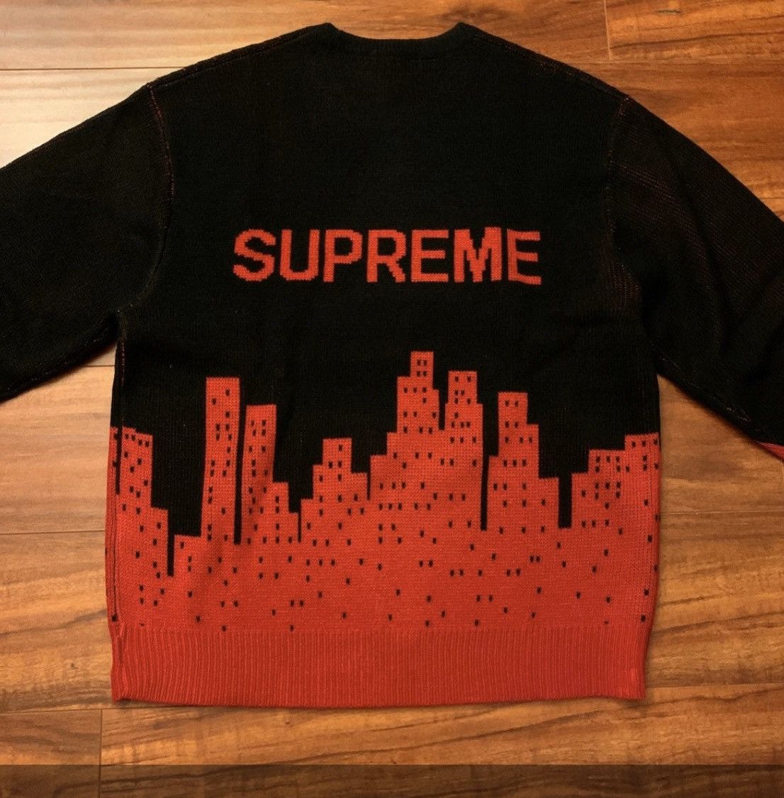 Supreme Supreme New York Sweater Black Size L | Grailed