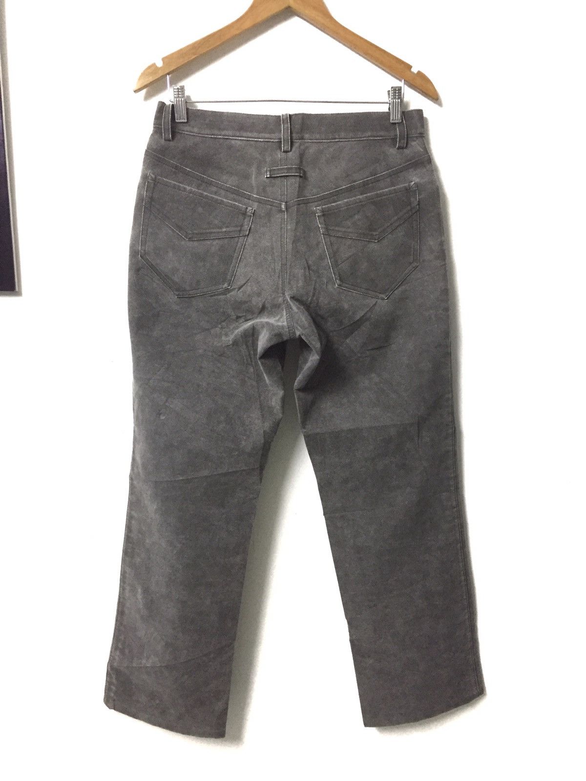 Gaultier Homme Objet JPG Jean Paul Gaultier Objet Homme Suede Leather Pants Size US 29 - 2 Thumbnail