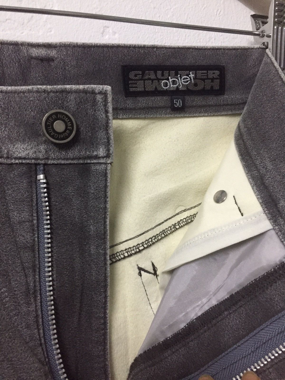 Gaultier Homme Objet JPG Jean Paul Gaultier Objet Homme Suede Leather Pants Size US 29 - 7 Thumbnail