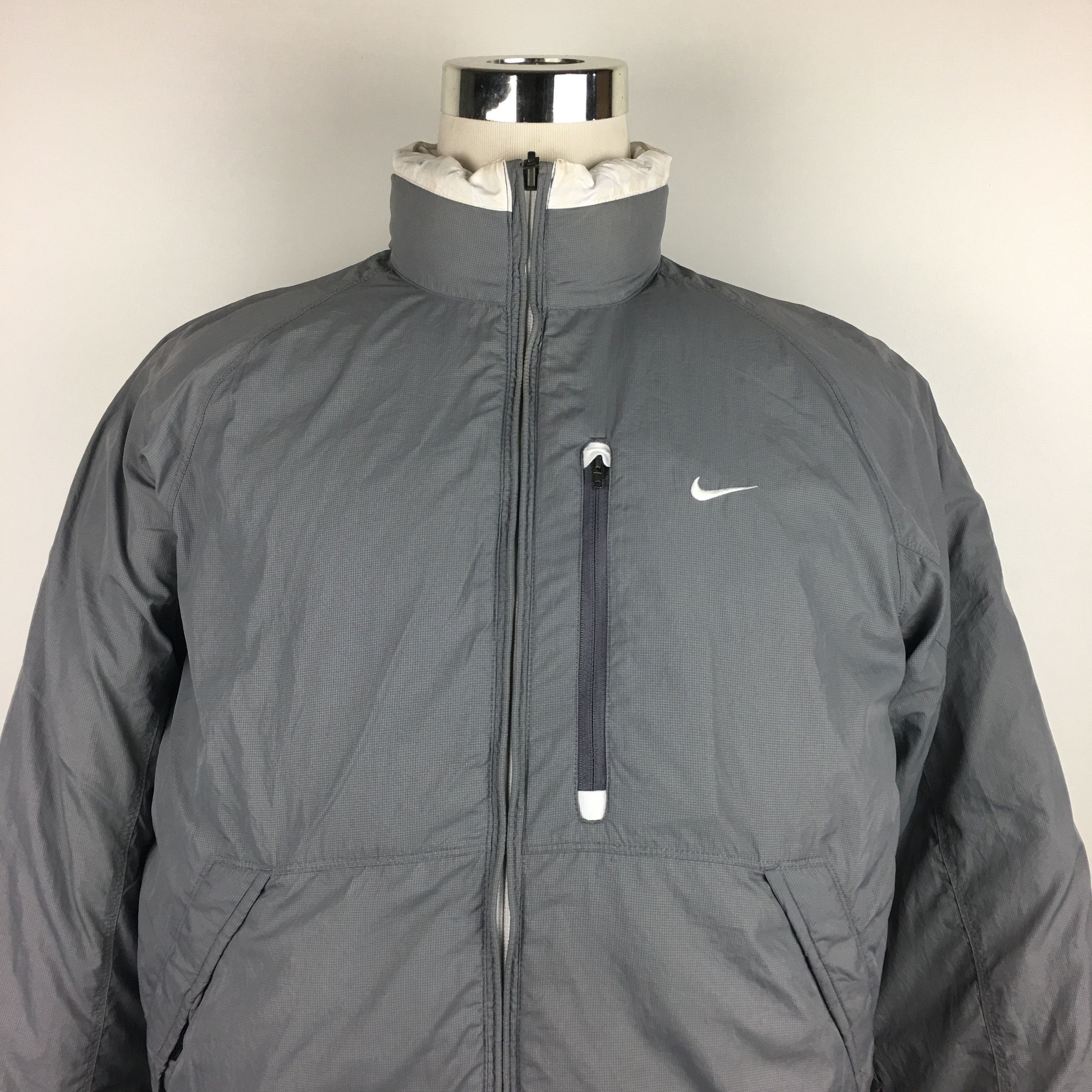 Nike NIKE Double Sided Puffer Padded Down Jacket Designer Size US M / EU 48-50 / 2 - 3 Thumbnail