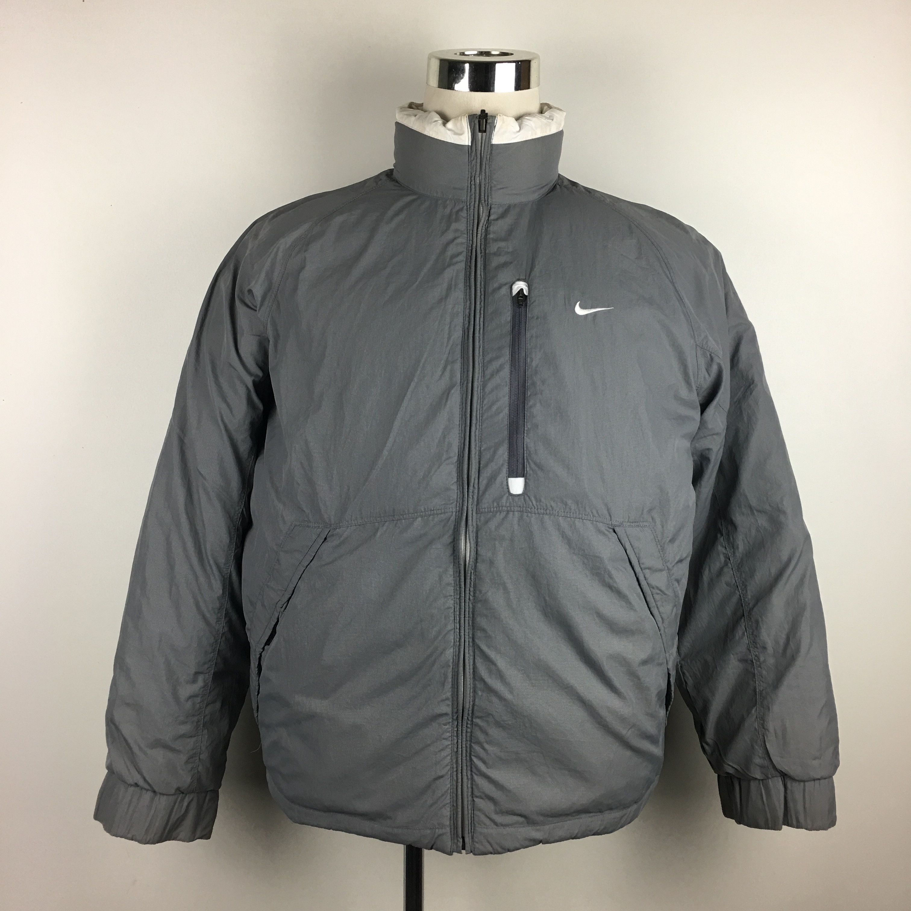 Nike NIKE Double Sided Puffer Padded Down Jacket Designer Size US M / EU 48-50 / 2 - 2 Thumbnail